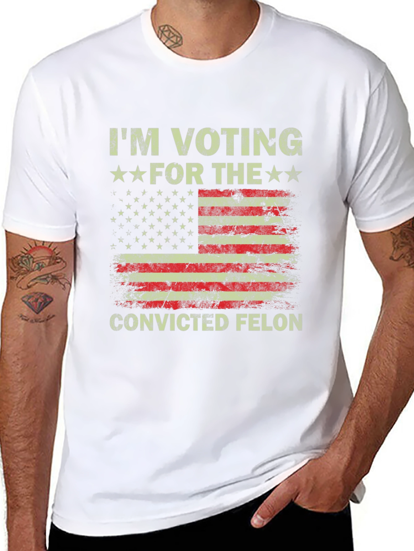 Im Voting for The Convicted Felon Tee