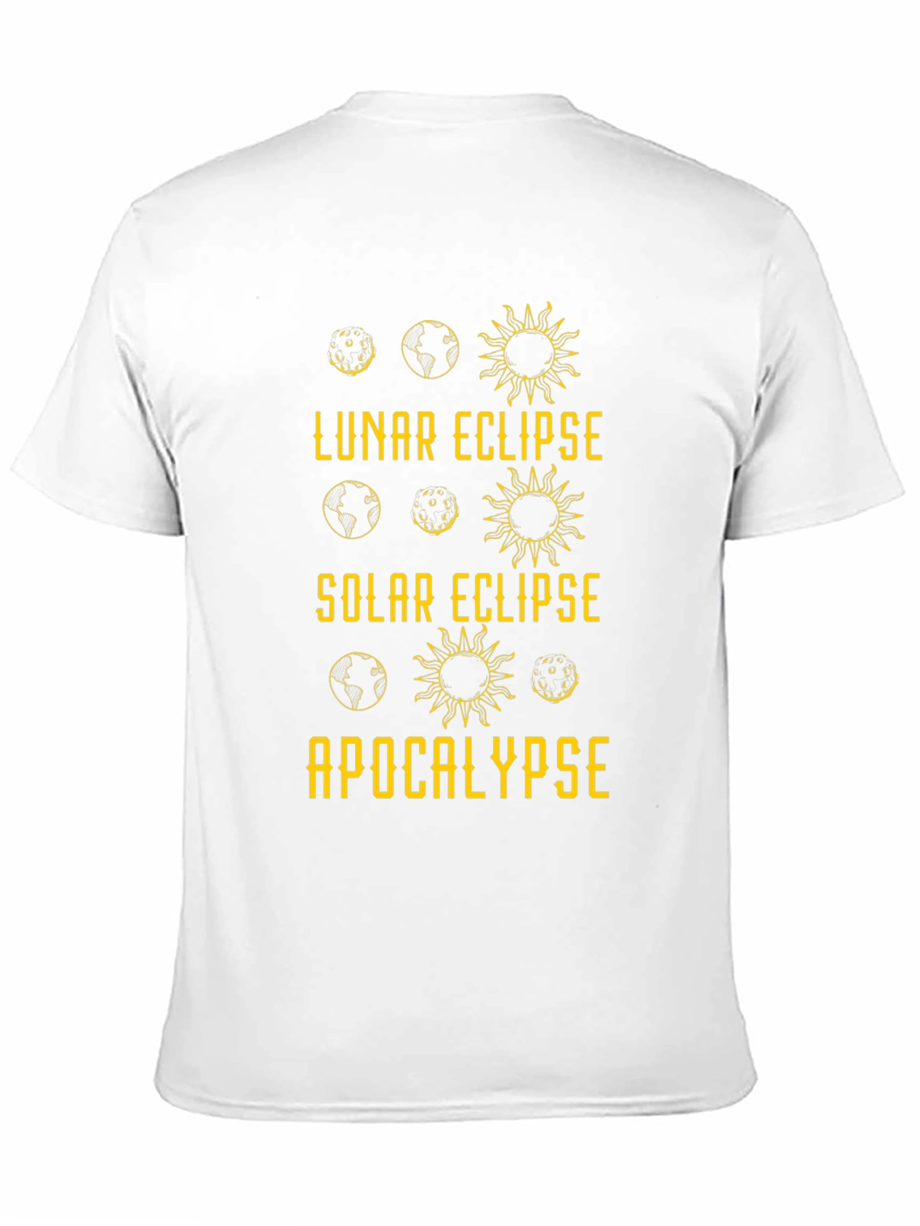 Lunar Solar Eclipse Apocalypse Graphic Tee