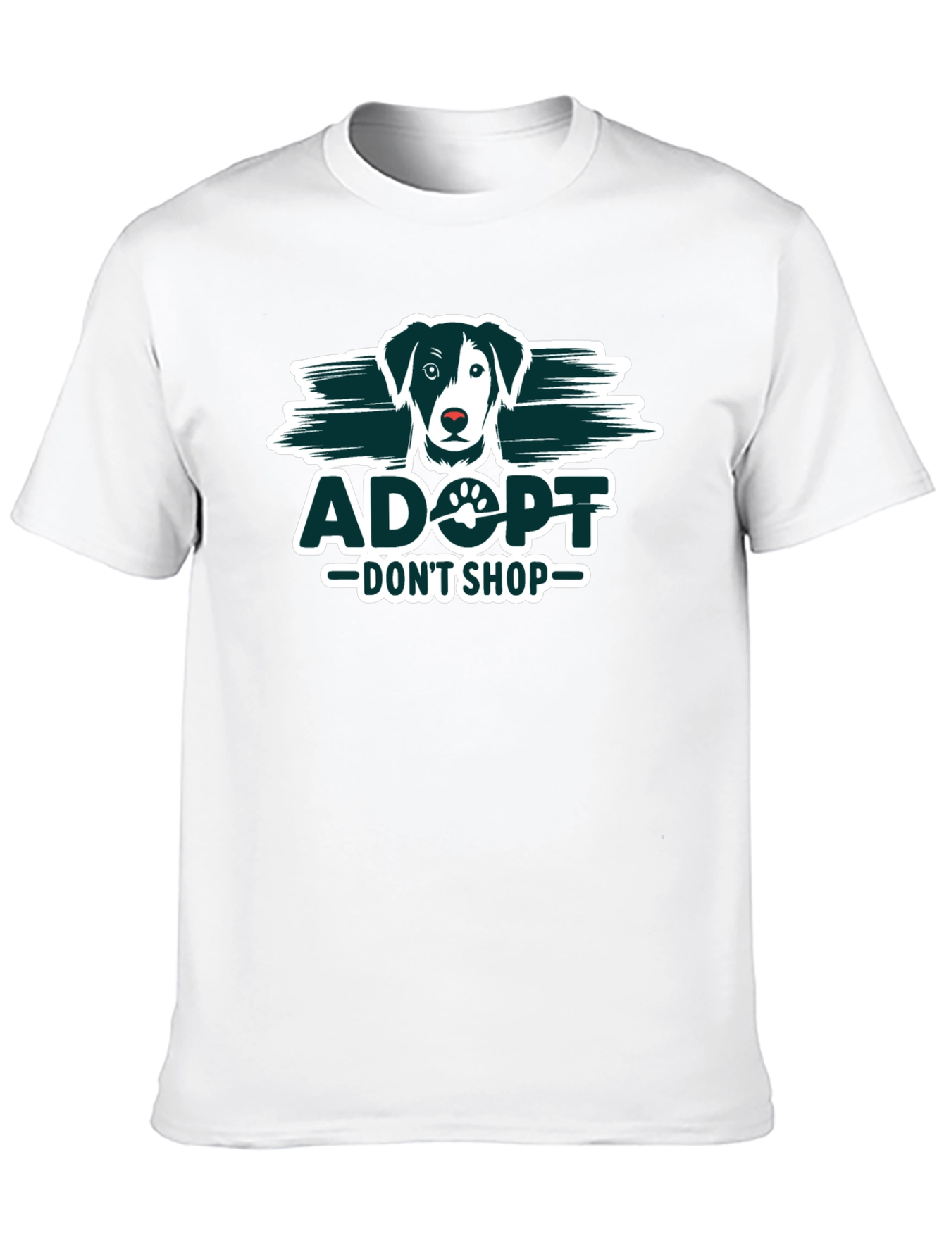 Adopt Dont Shop Black T-Shirt