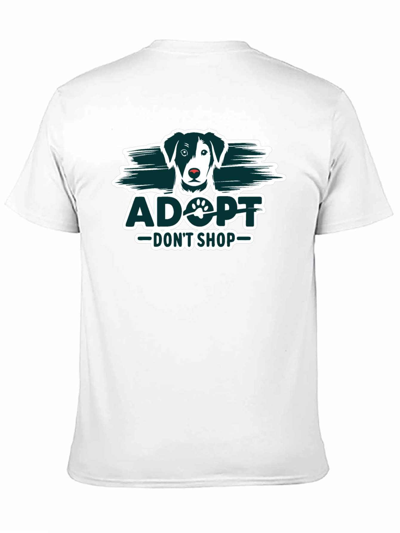 Adopt Dont Shop Black T-Shirt