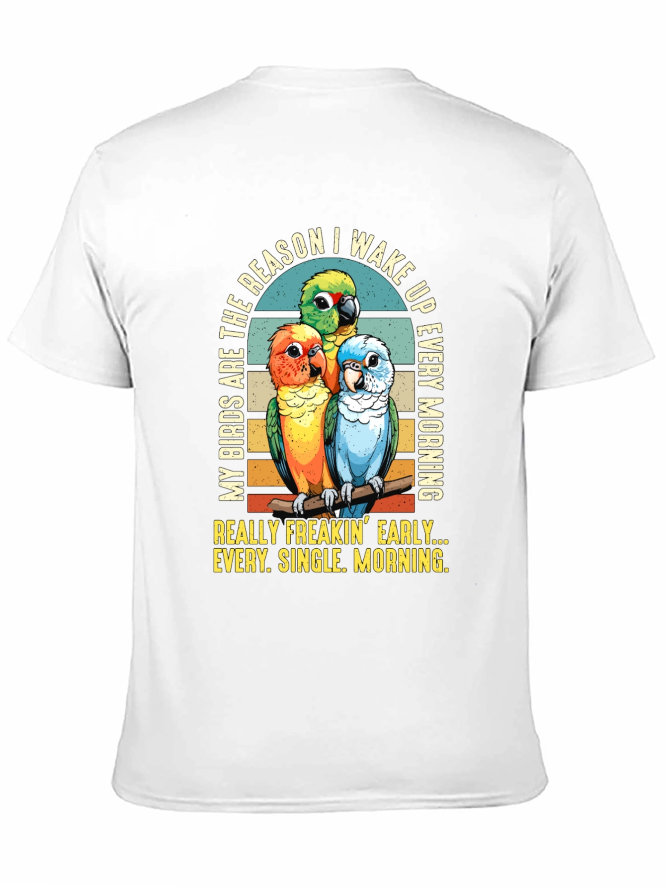 Parrot Lover T-Shirt: Early Birds Wake Up Call