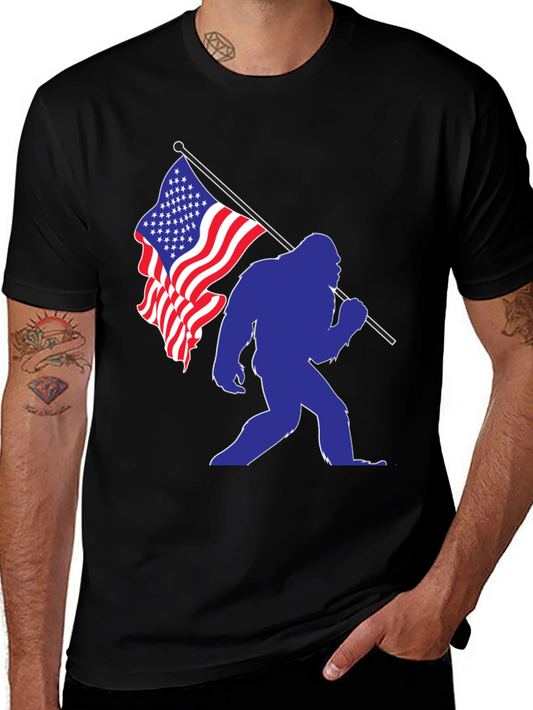 Bigfoot Patriotic T-Shirt
