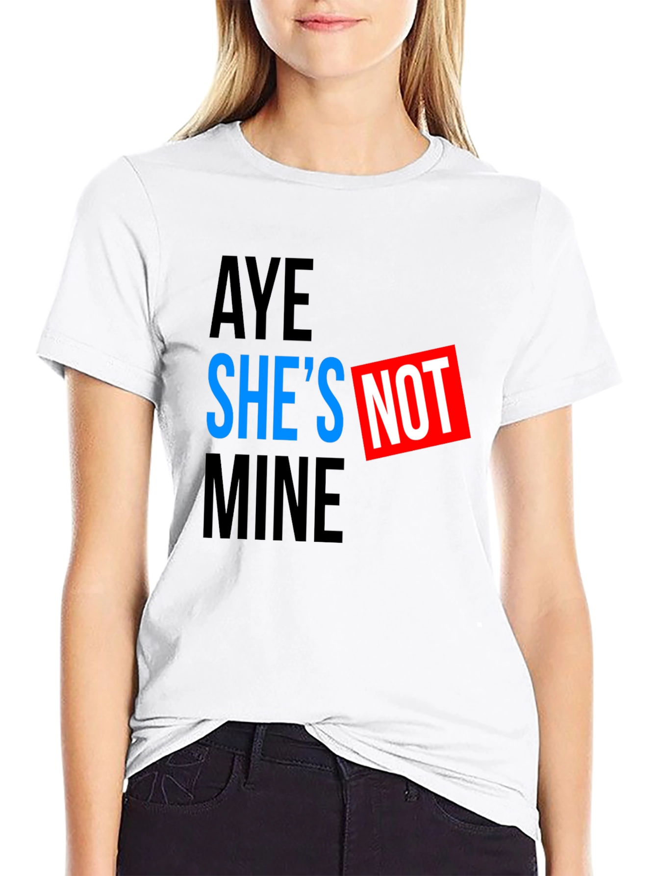 Aye Shes Not Mine Mens T-Shirt