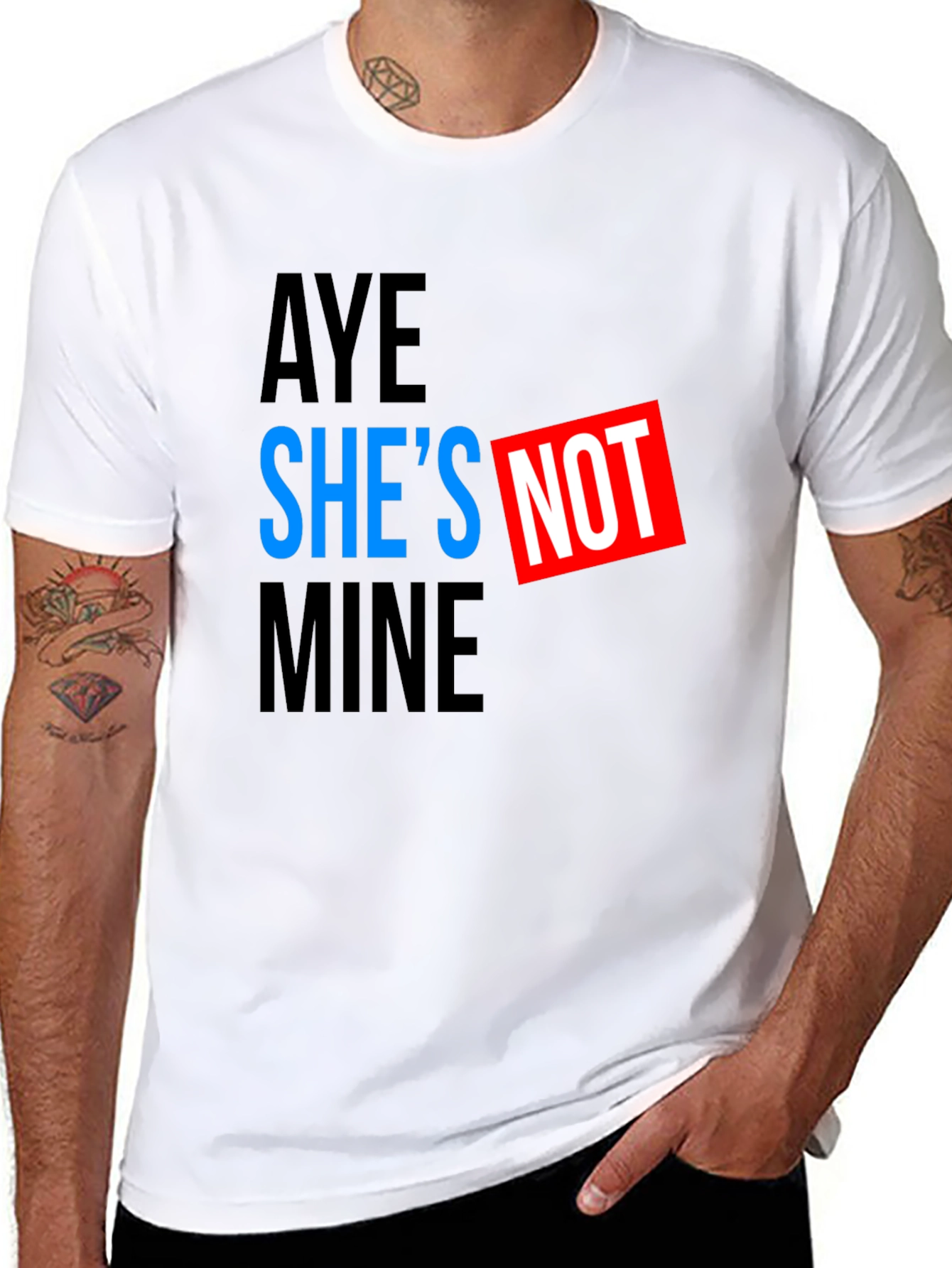 Aye Shes Not Mine Mens T-Shirt