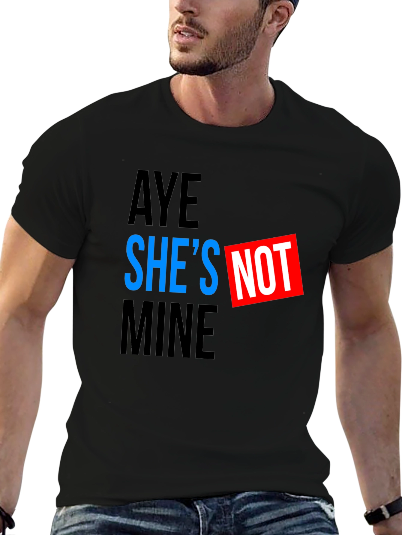 Aye Shes Not Mine Mens T-Shirt
