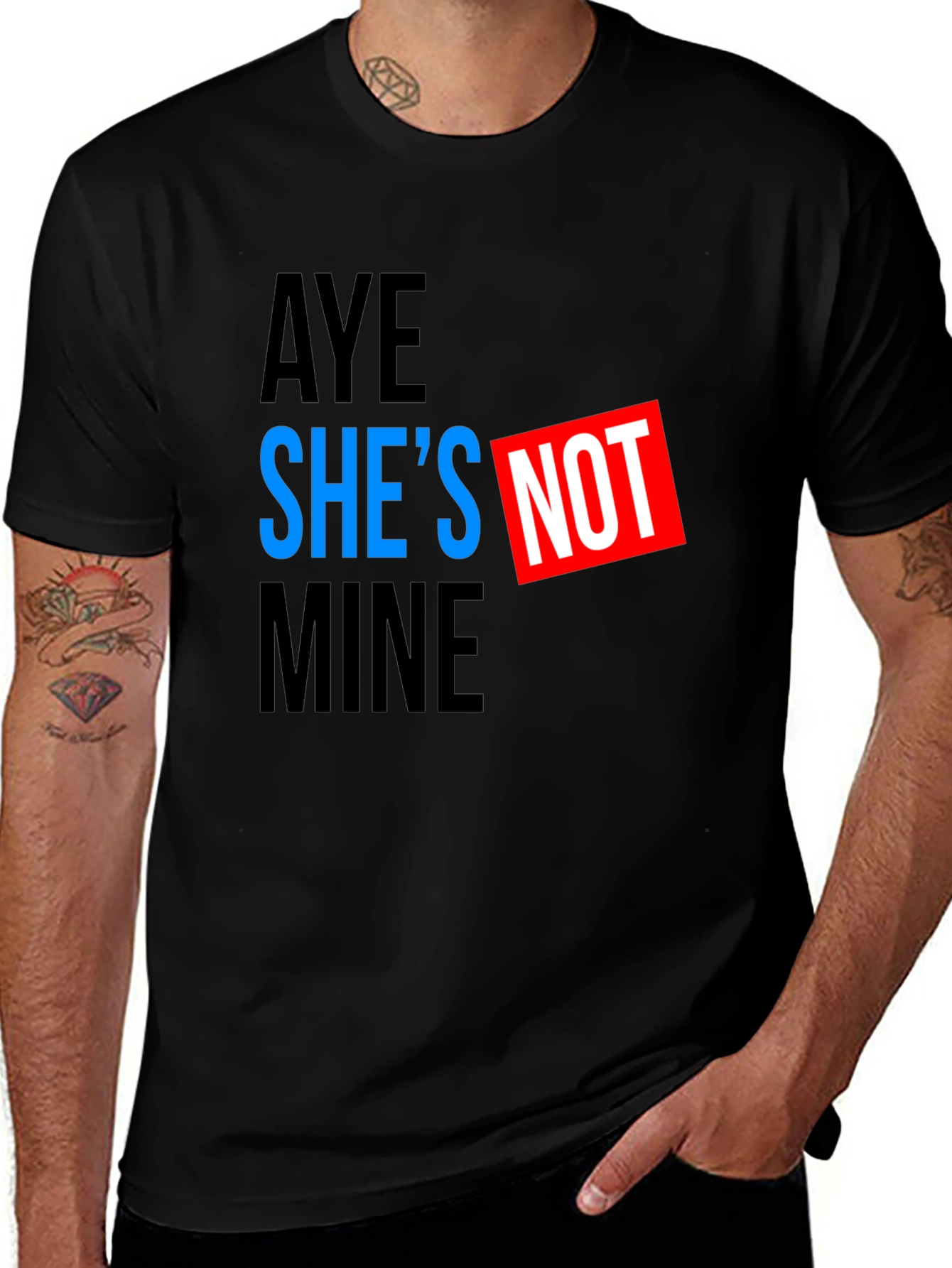 Aye Shes Not Mine Mens T-Shirt