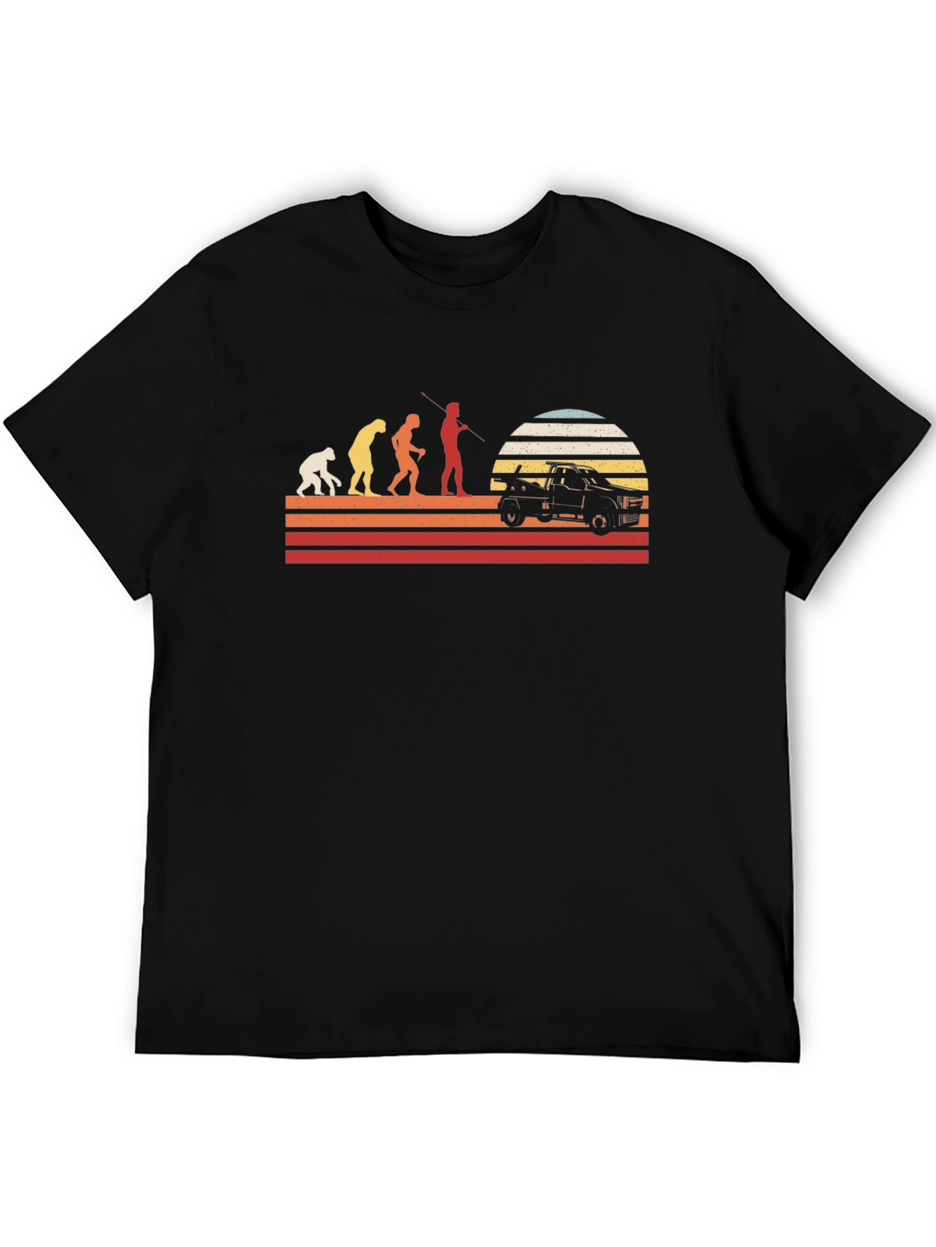 Evolution Fishing T-Shirt - Humorous Graphic Tee
