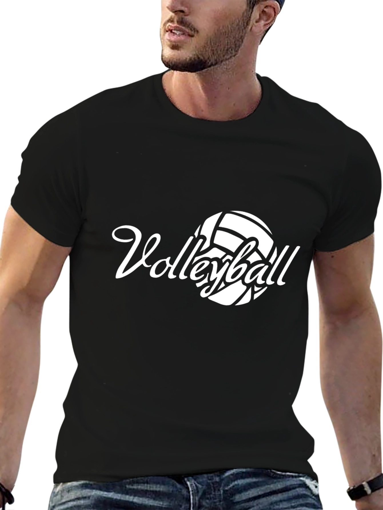 Volleyball Graphic Tee - Stylish Sports Shirt