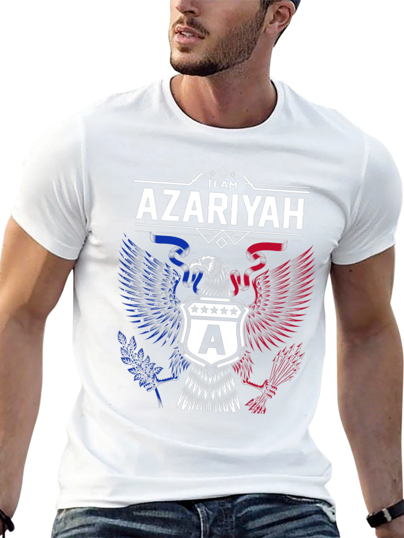 Team Azariyah Patriotic Eagle Graphic T-Shirt
