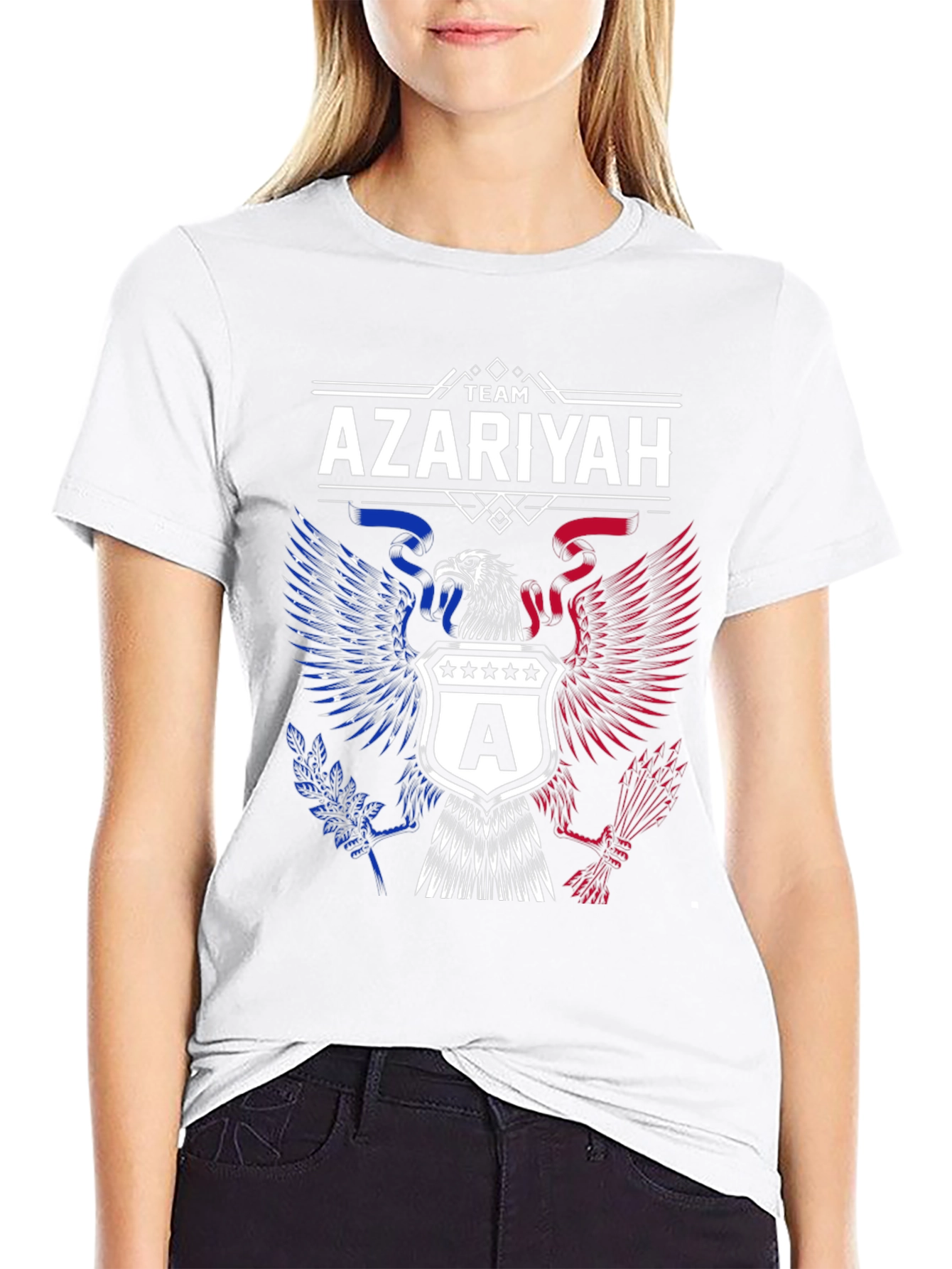 Team Azariyah Patriotic Eagle Graphic T-Shirt