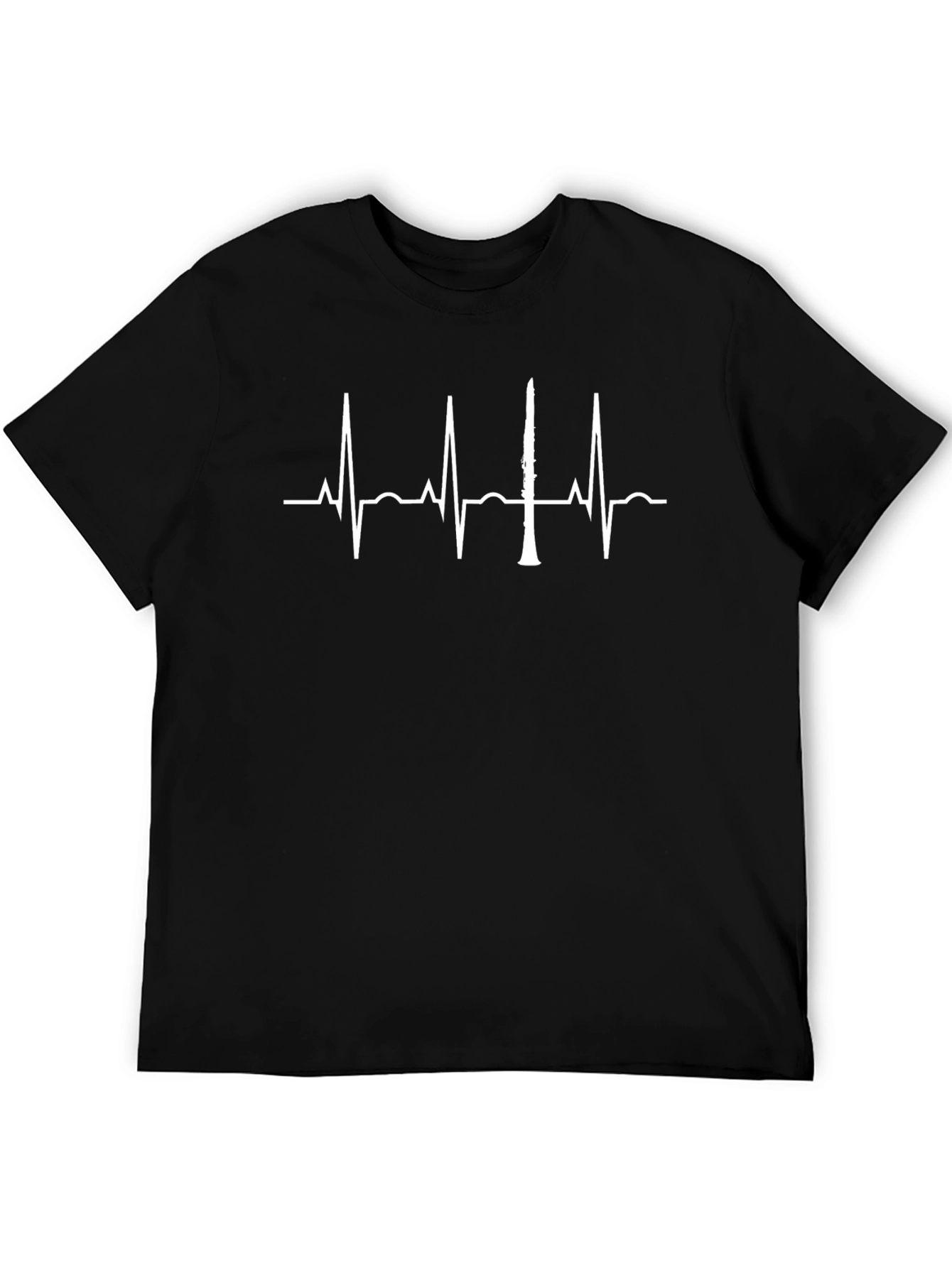 Clarinet Heartbeat T-Shirt - Music Lover Tee