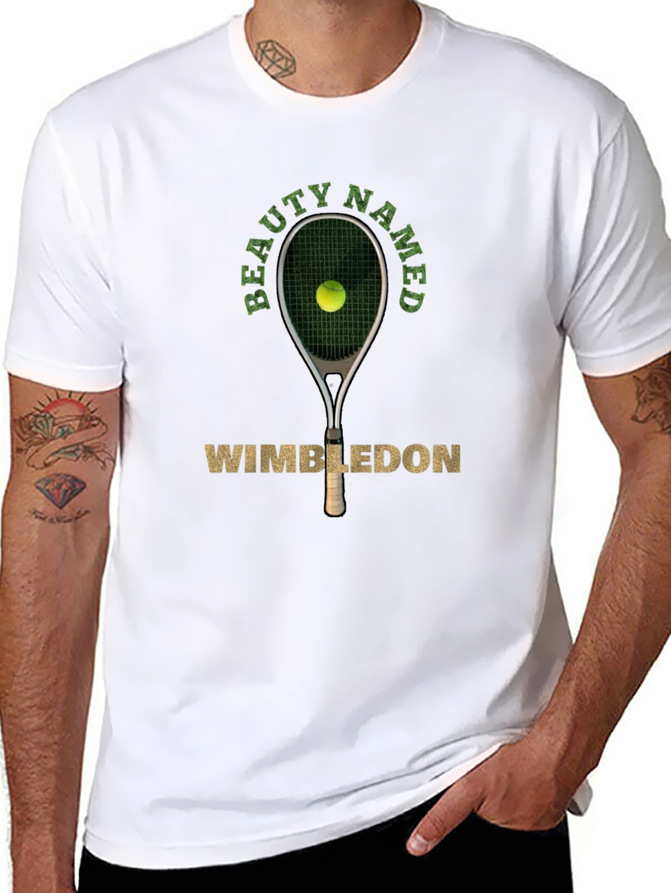 Wimbledon Beauty Named Tennis T-Shirt