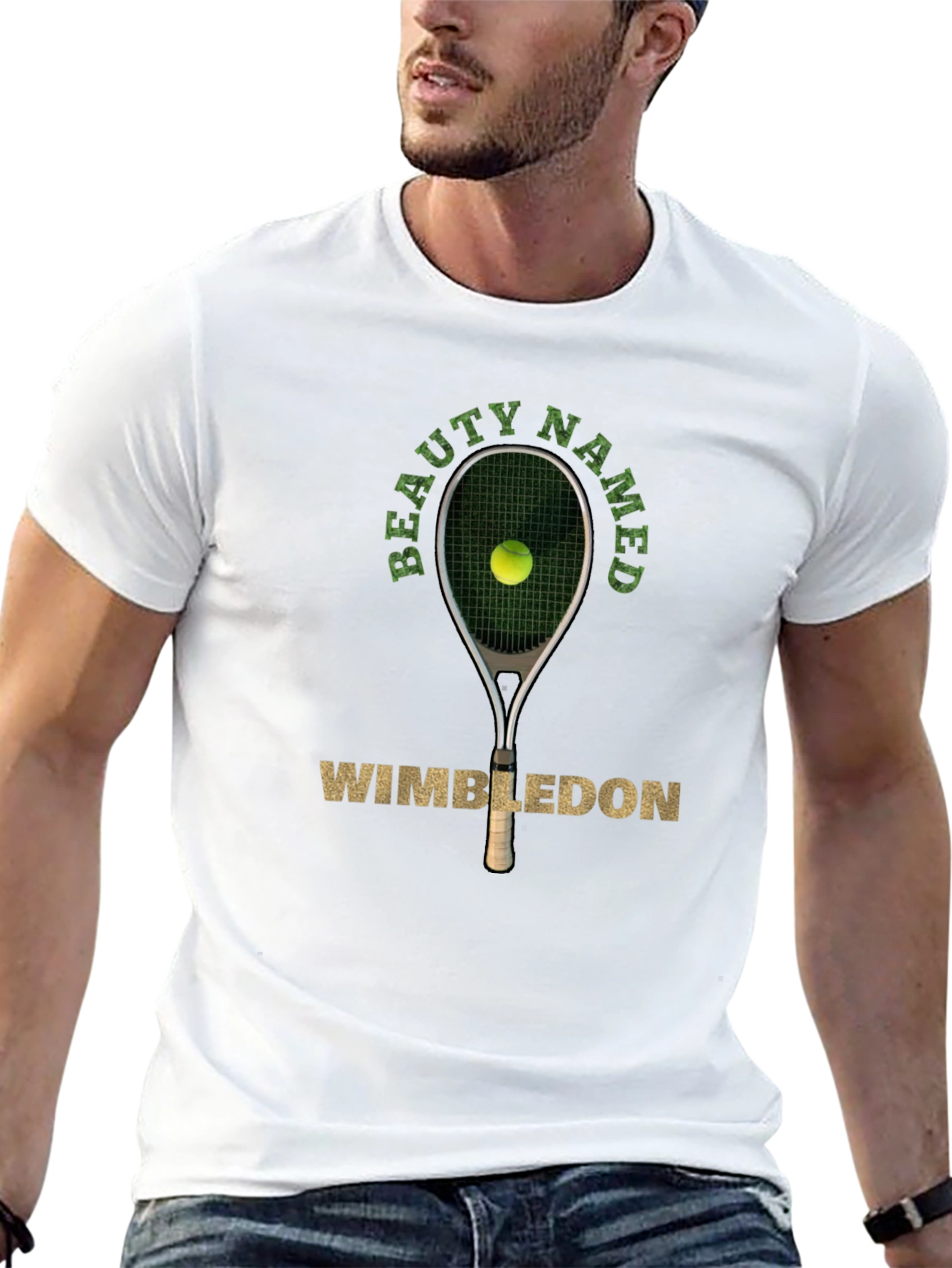 Wimbledon Beauty Named Tennis T-Shirt