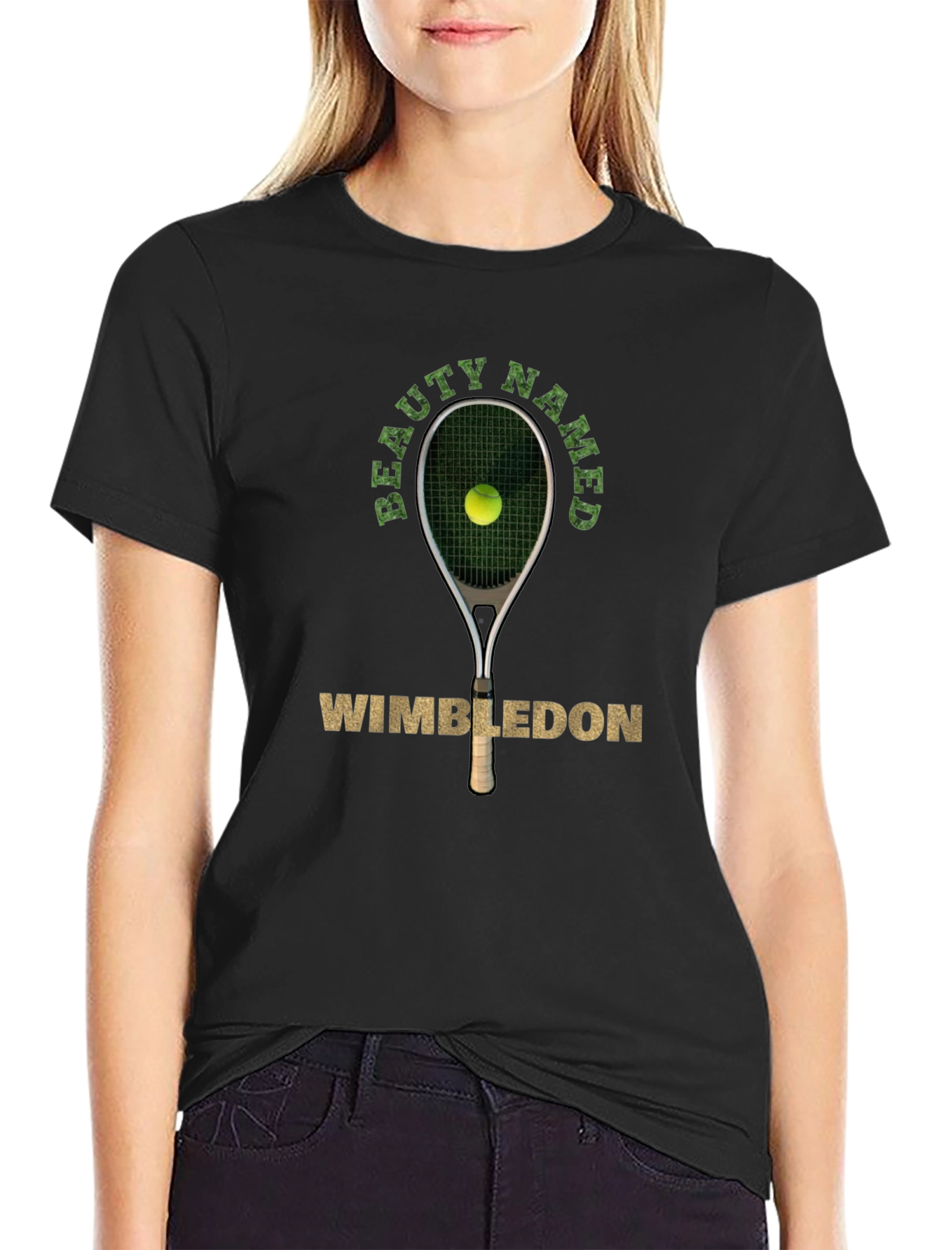 Wimbledon Beauty Named Tennis T-Shirt