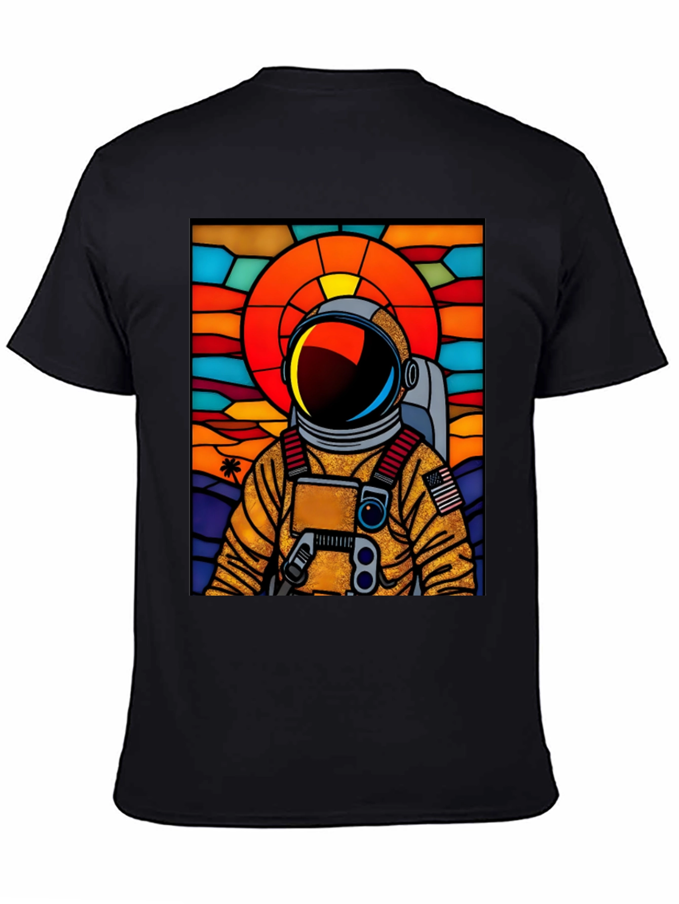 Astronaut Stained Glass T-Shirt