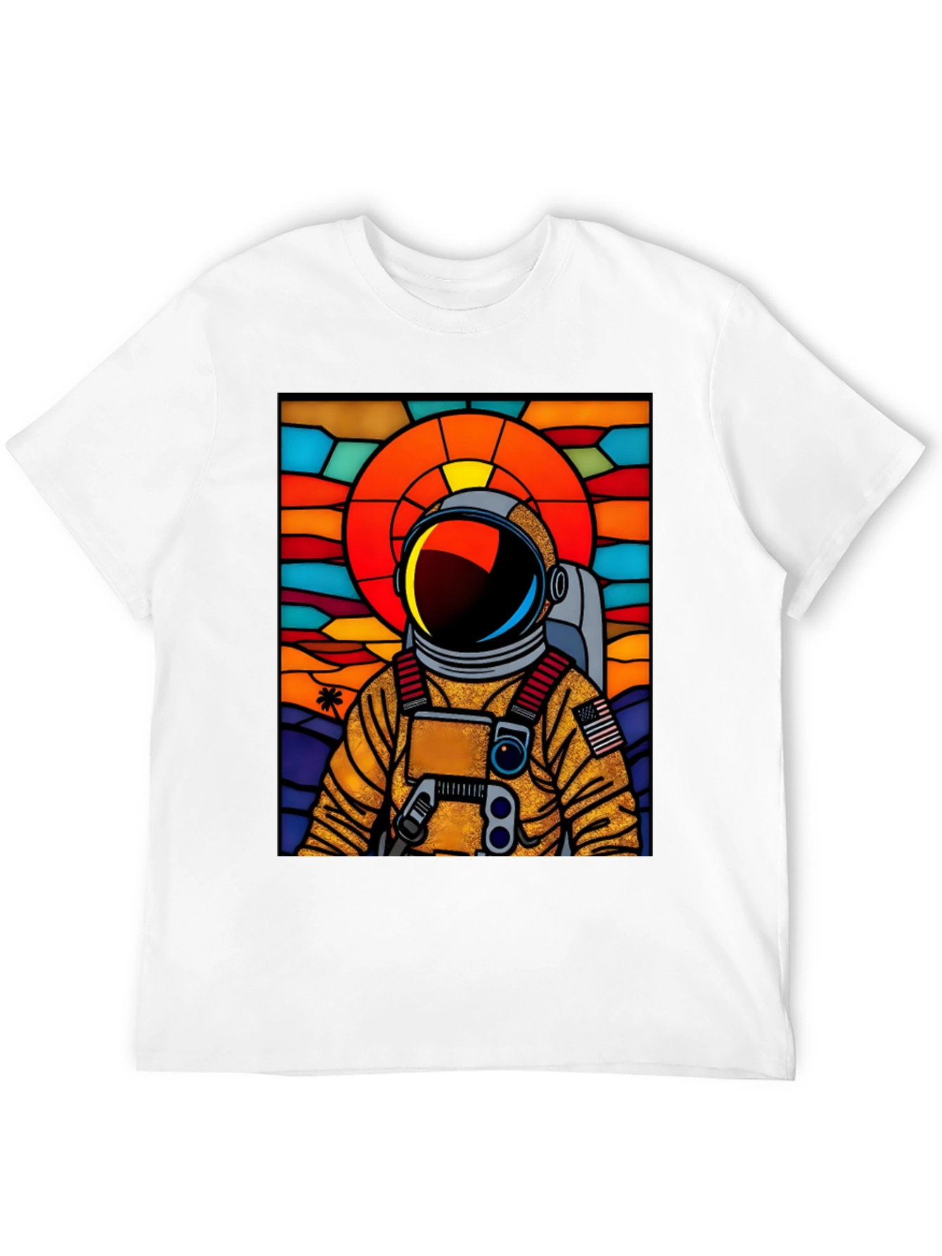 Astronaut Stained Glass T-Shirt