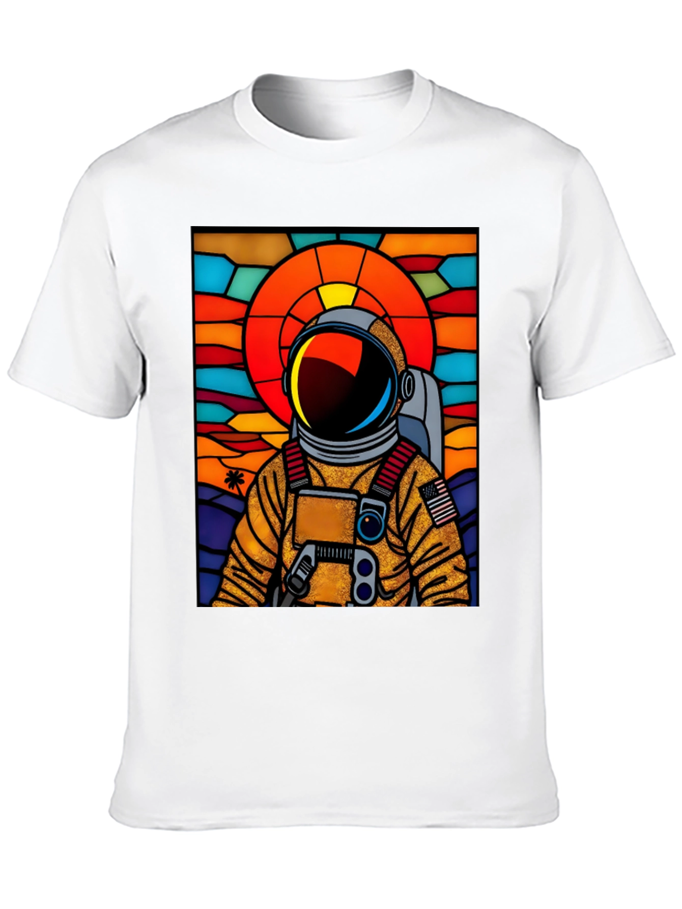 Astronaut Stained Glass T-Shirt