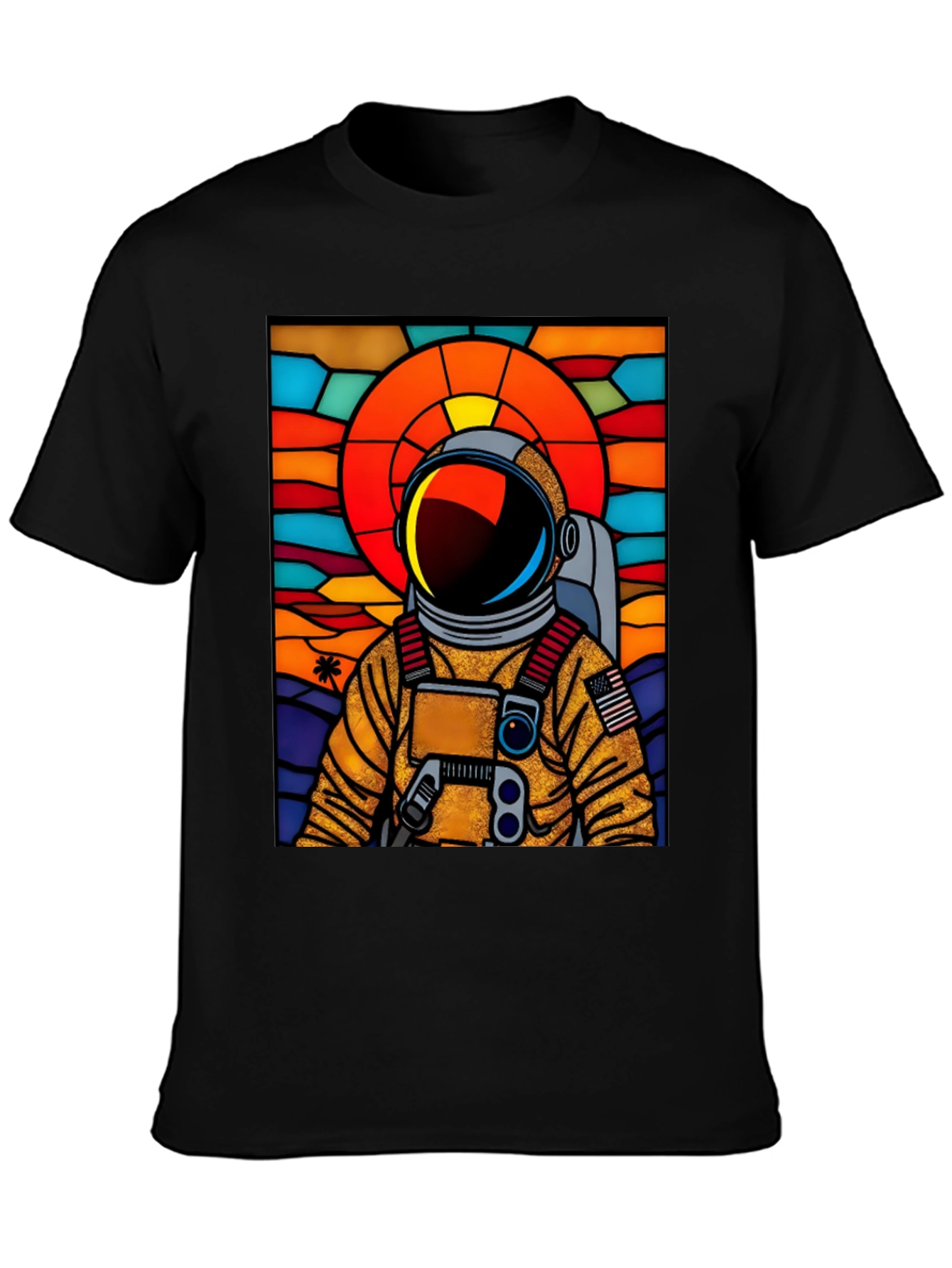 Astronaut Stained Glass T-Shirt