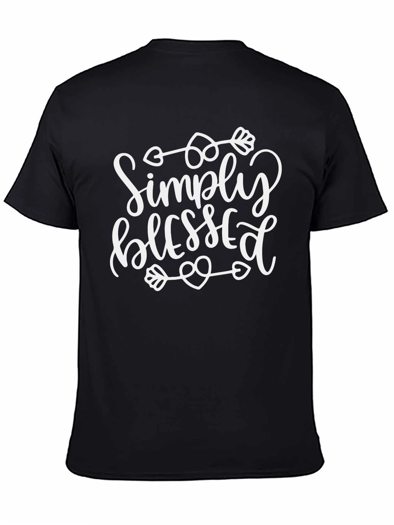 Simply Blessed Black Tee