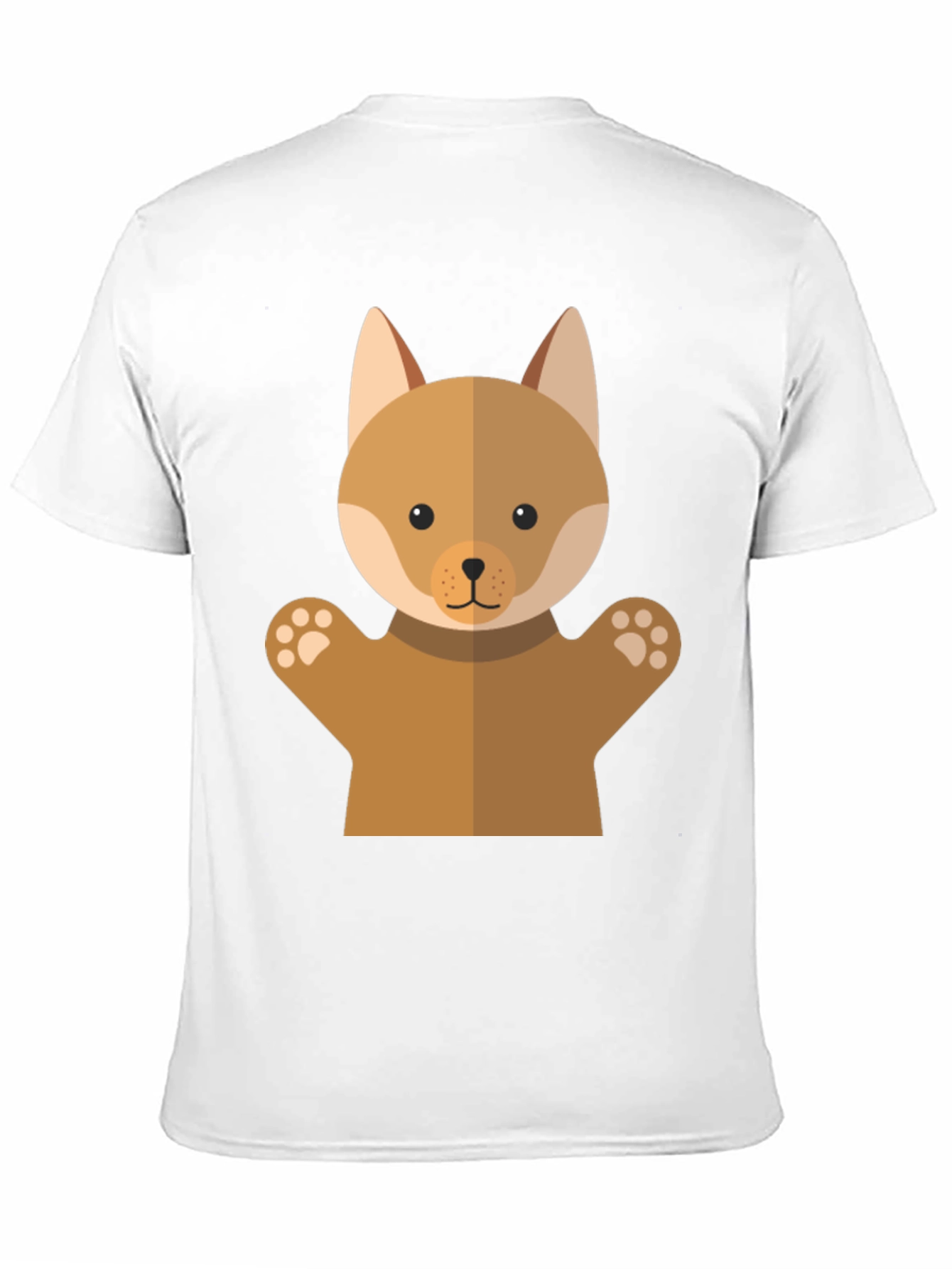 Cute Dog Puppet Graphic T-Shirt