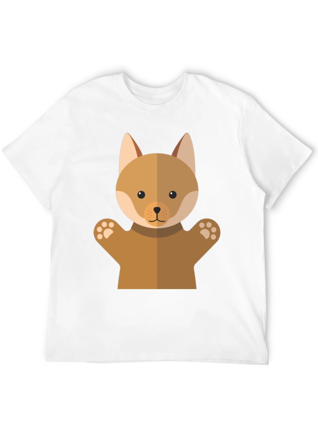 Cute Dog Puppet Graphic T-Shirt