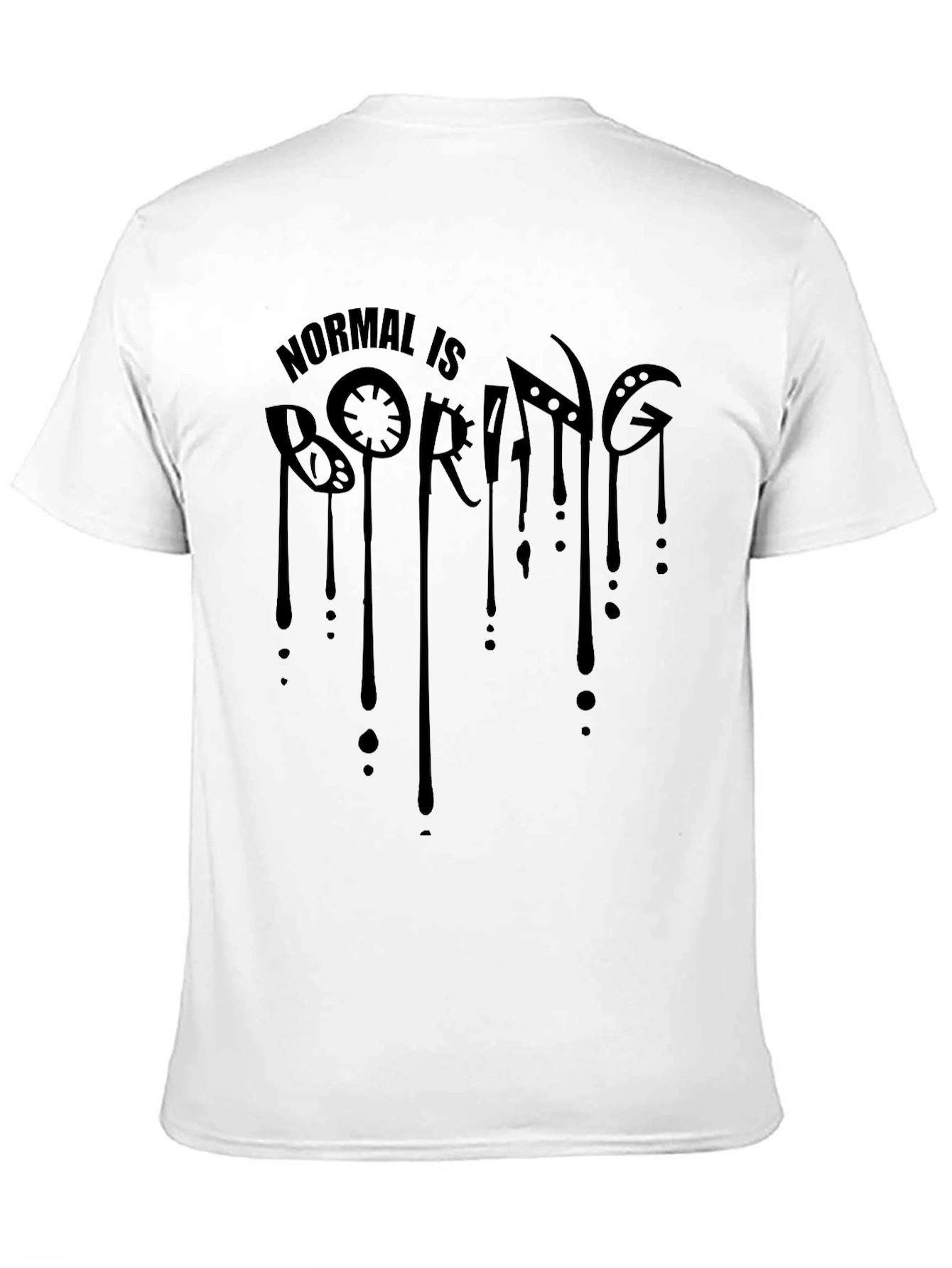 Normal is Boring Black T-Shirt