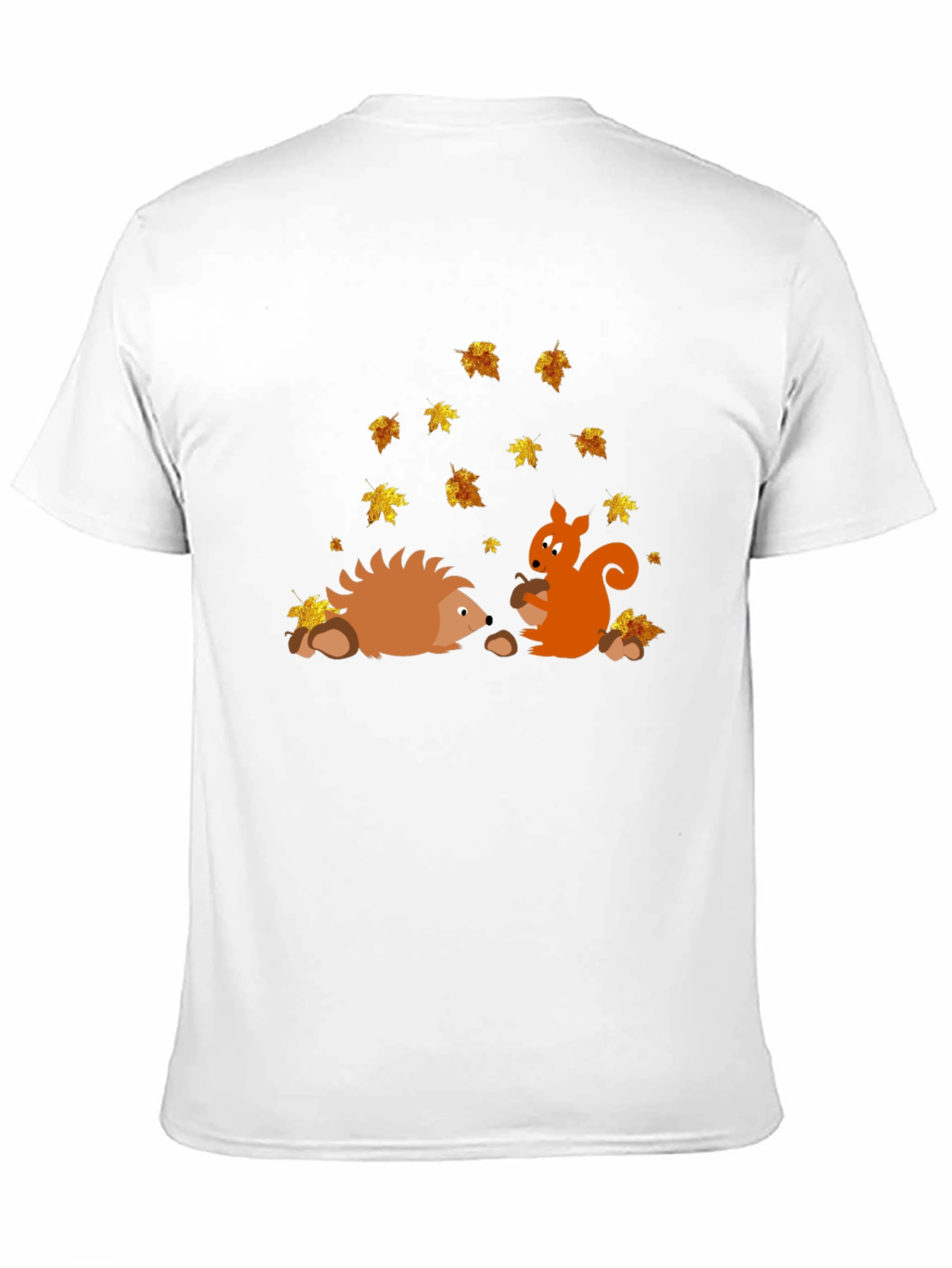 Autumn Friends Graphic Tee - Hedgehog & Squirrel