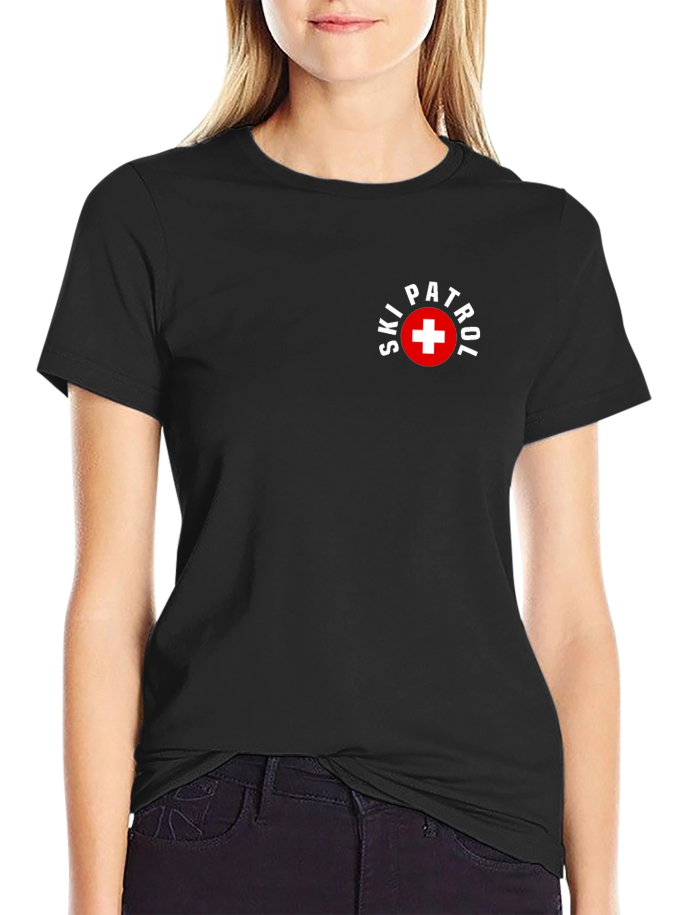 Ski Patrol T-Shirt Black - Rescue & Safety