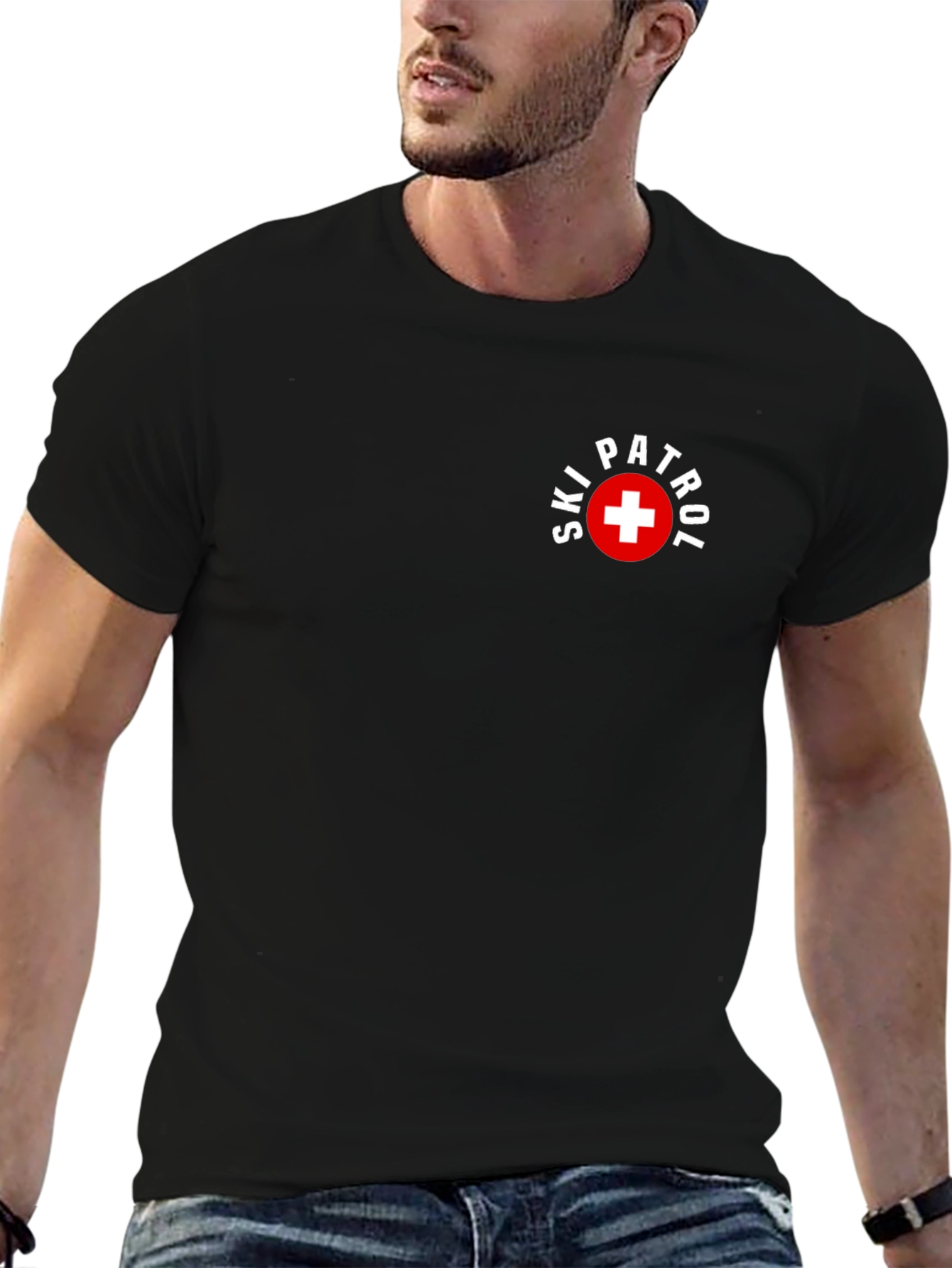 Ski Patrol T-Shirt Black - Rescue & Safety