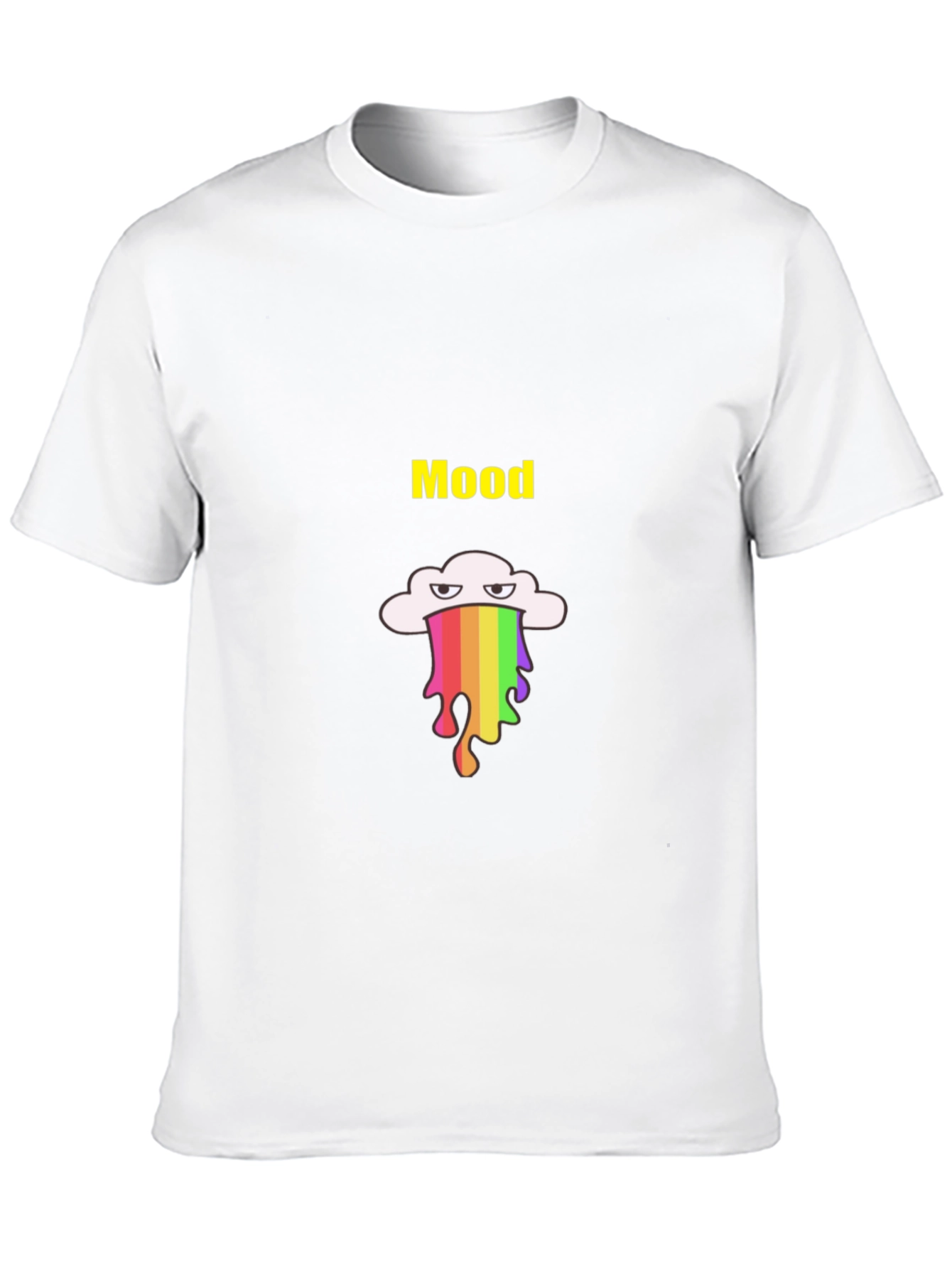 Mood Rainbow Drip T-Shirt - Black