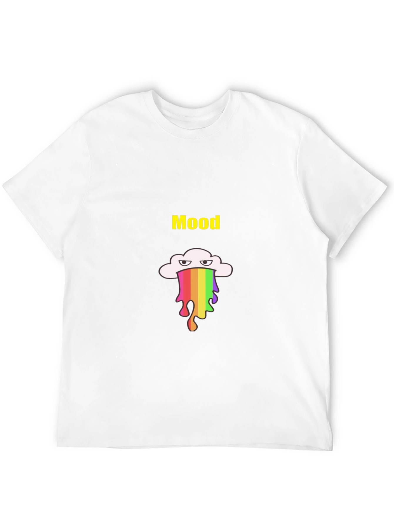 Mood Rainbow Drip T-Shirt - Black