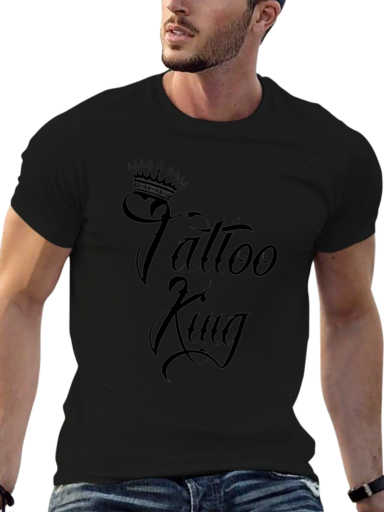Tattoo King Black Graphic Tee