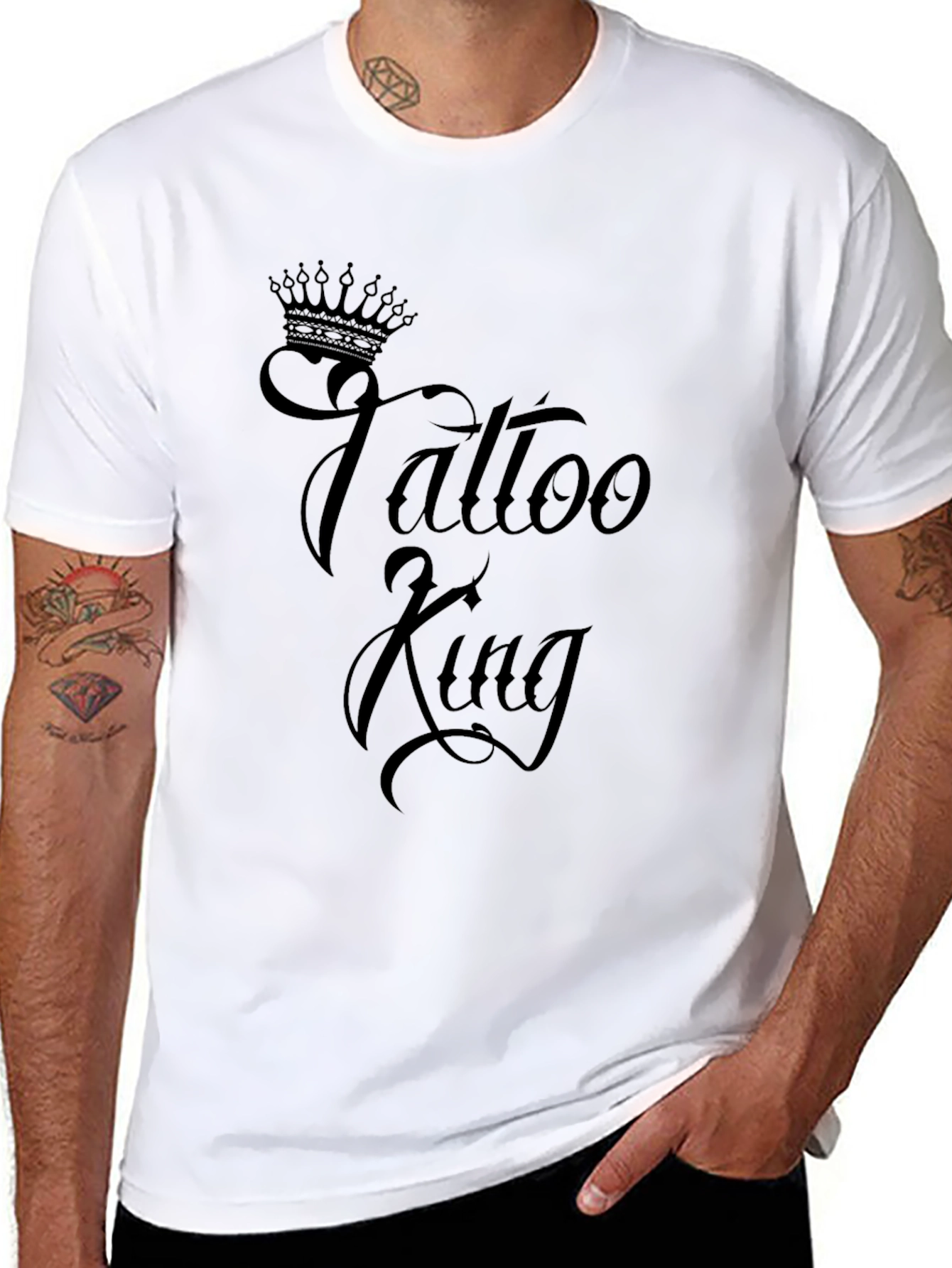 Tattoo King Black Graphic Tee