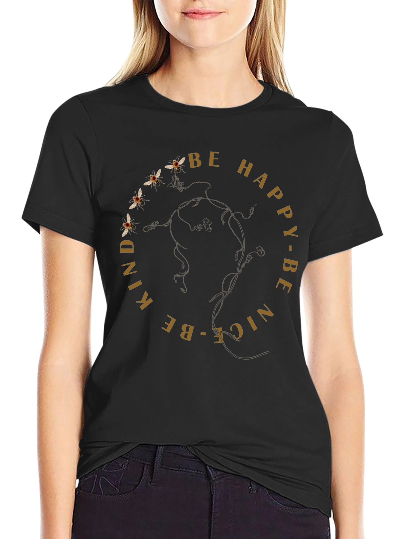 Be Kind Be Happy T-Shirt