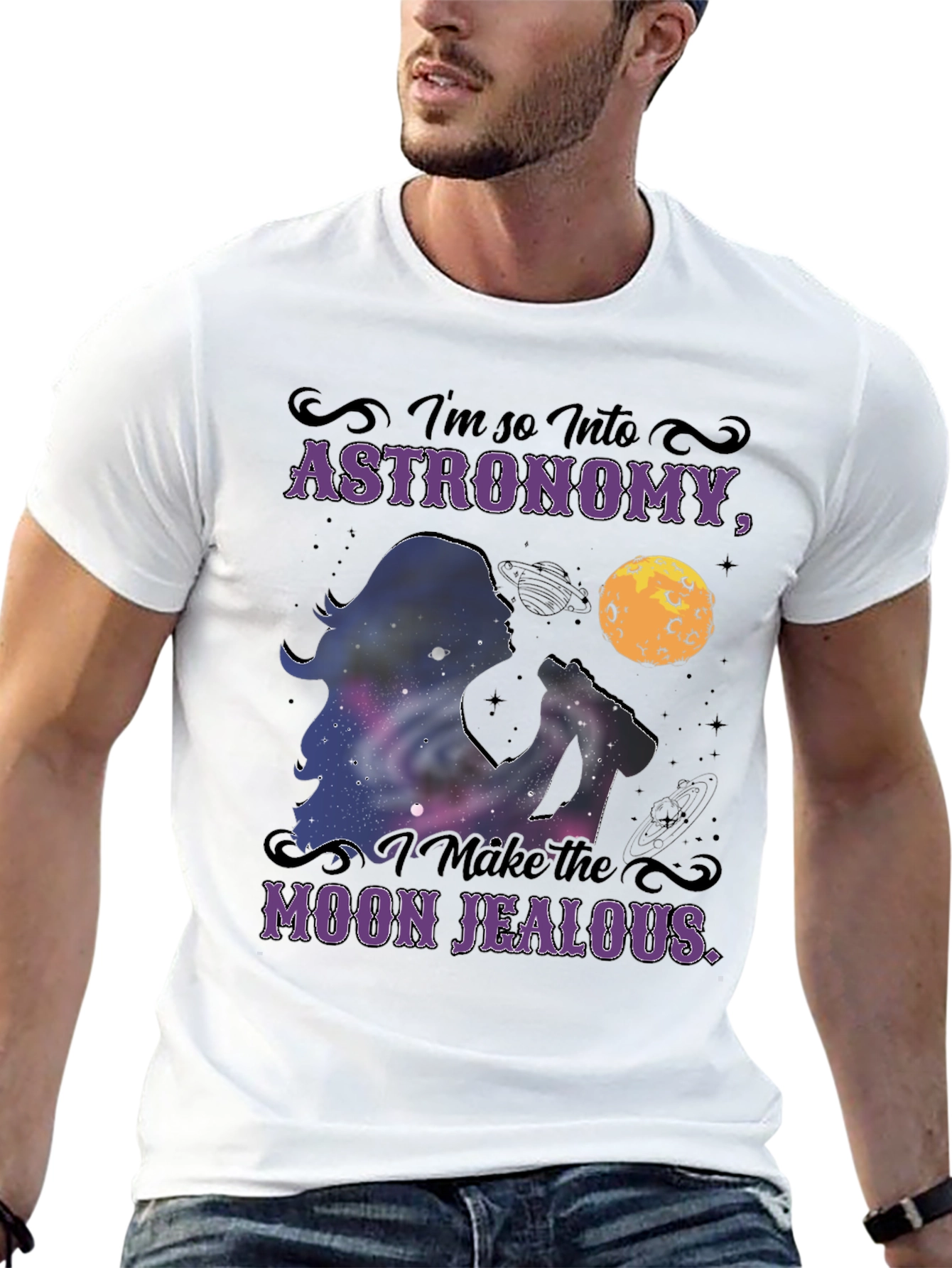 Astronomy Lover Graphic T-Shirt