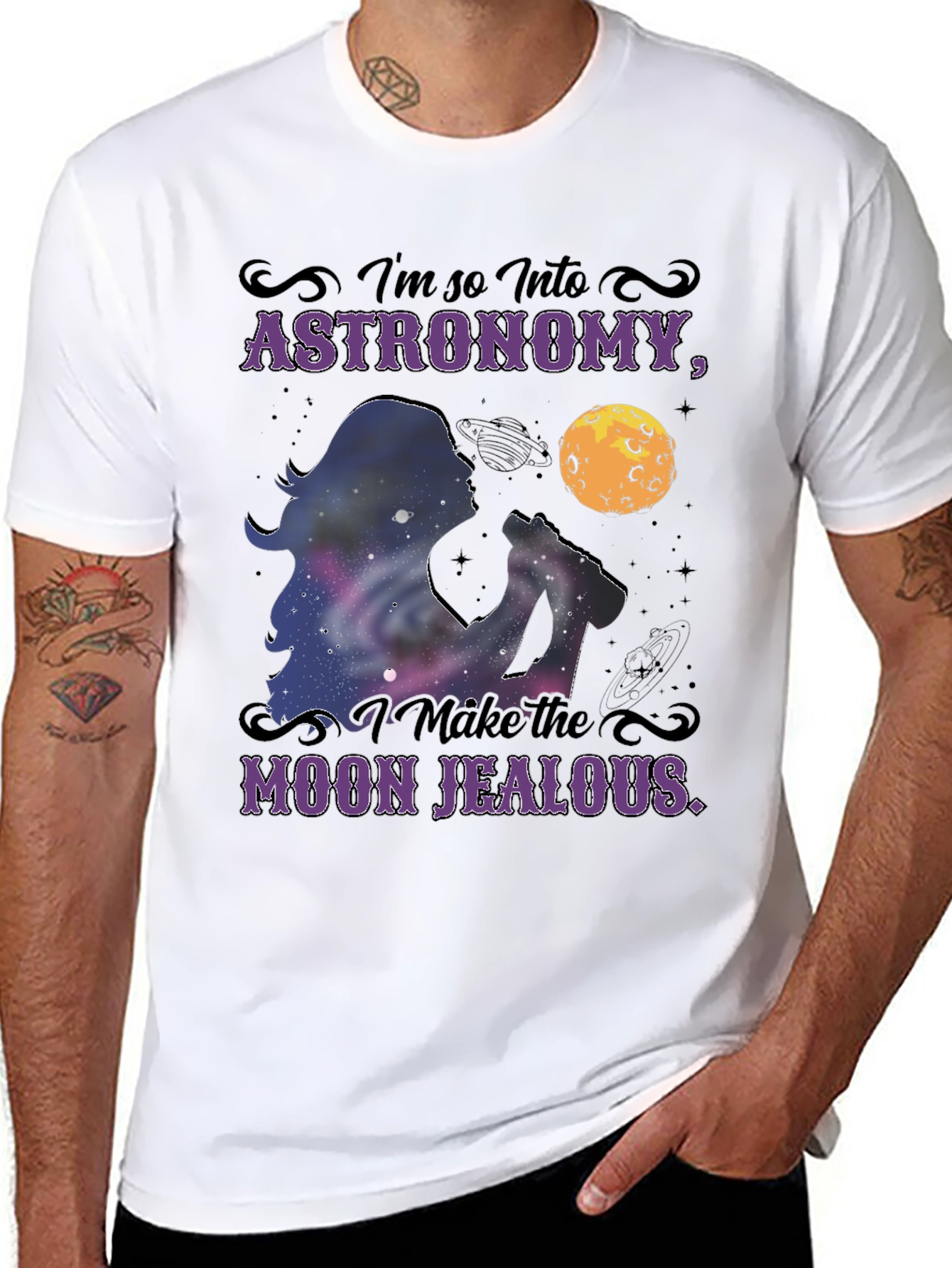 Astronomy Lover Graphic T-Shirt