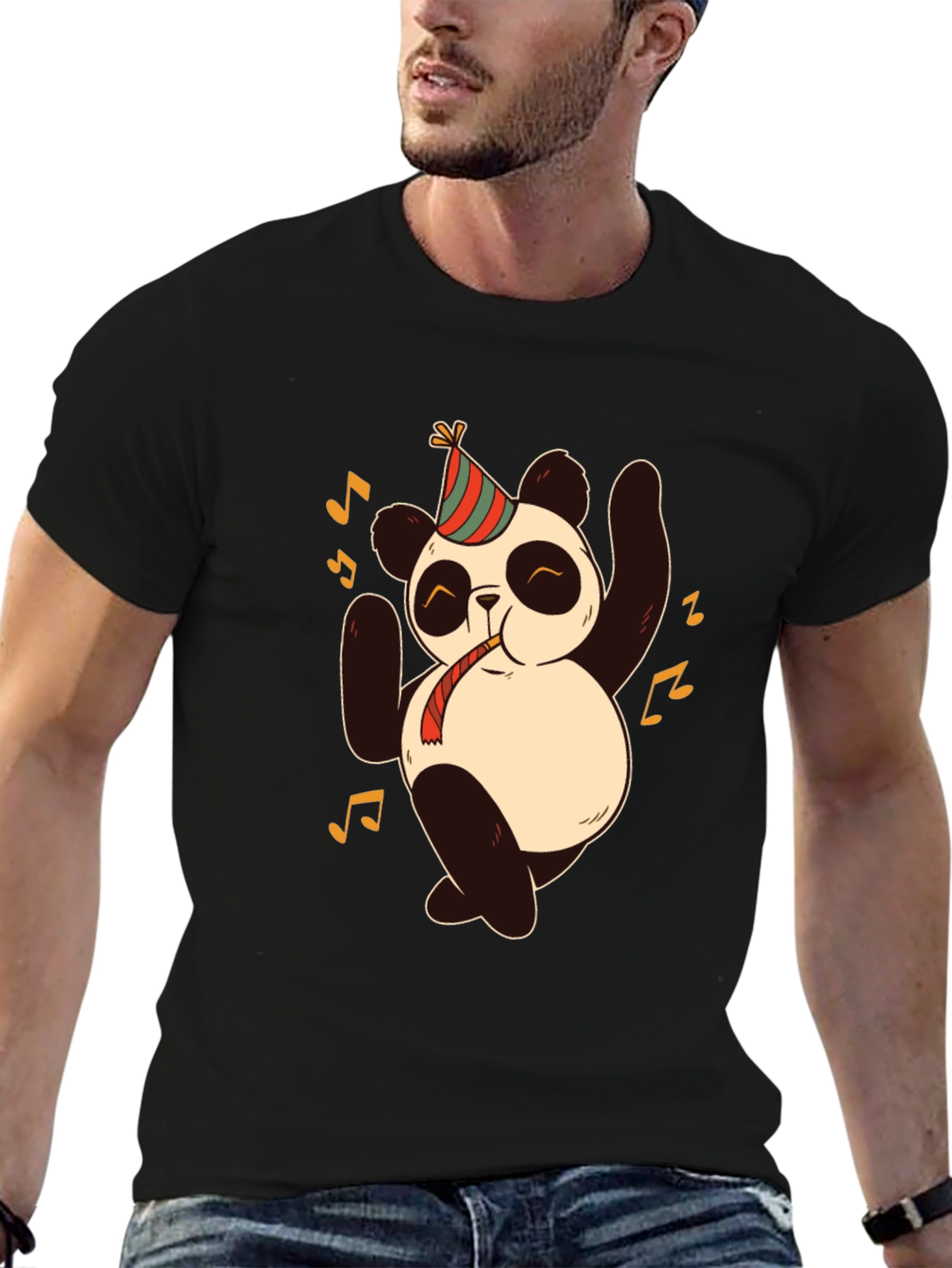 Party Panda T-Shirt - Fun & Festive