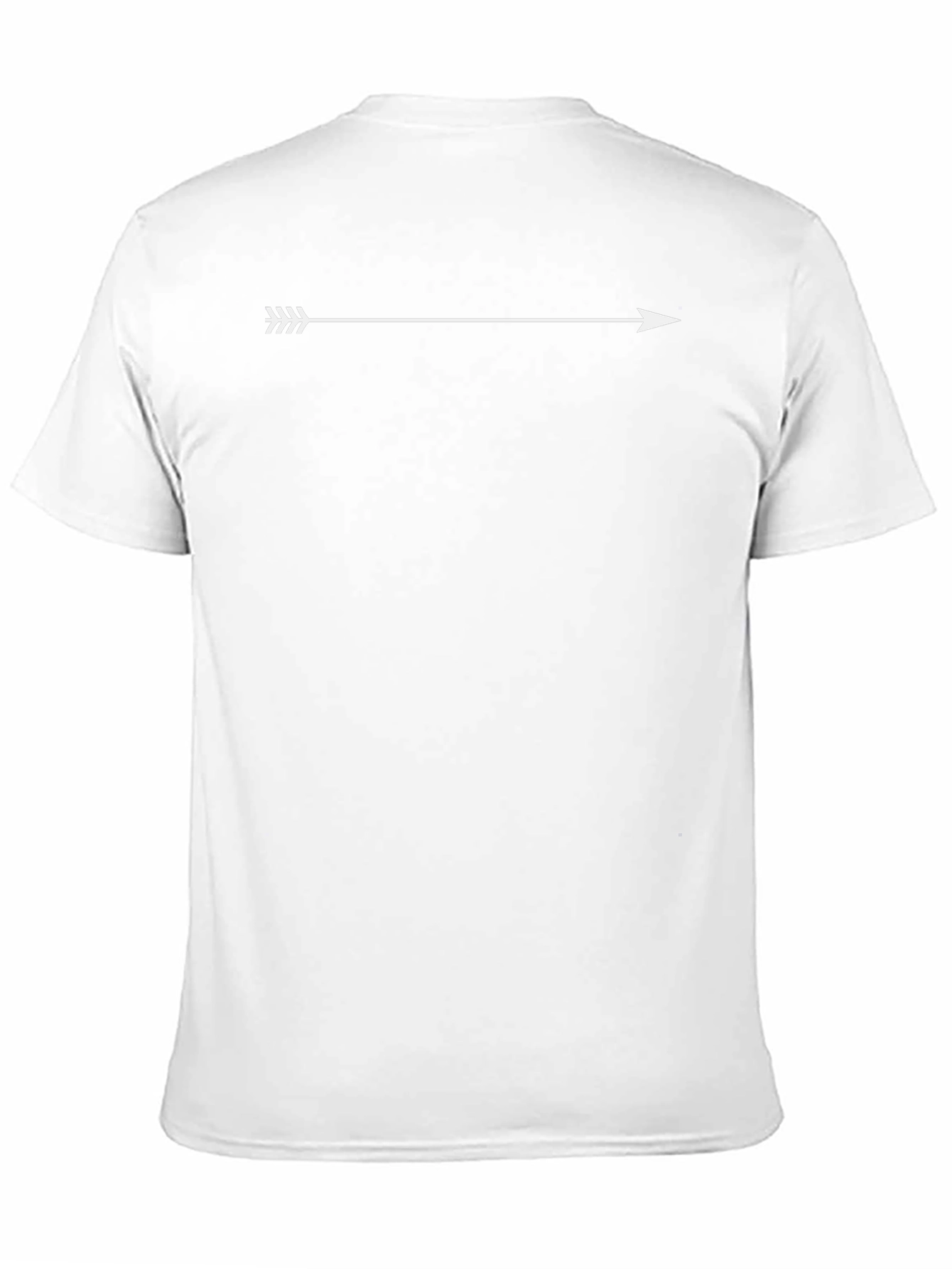 Arrow Graphic Print Black T-Shirt for Men