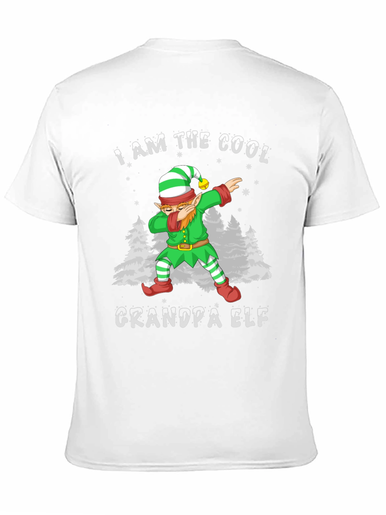 Cool Grandpa Elf T-Shirt - Holiday Festive Tee