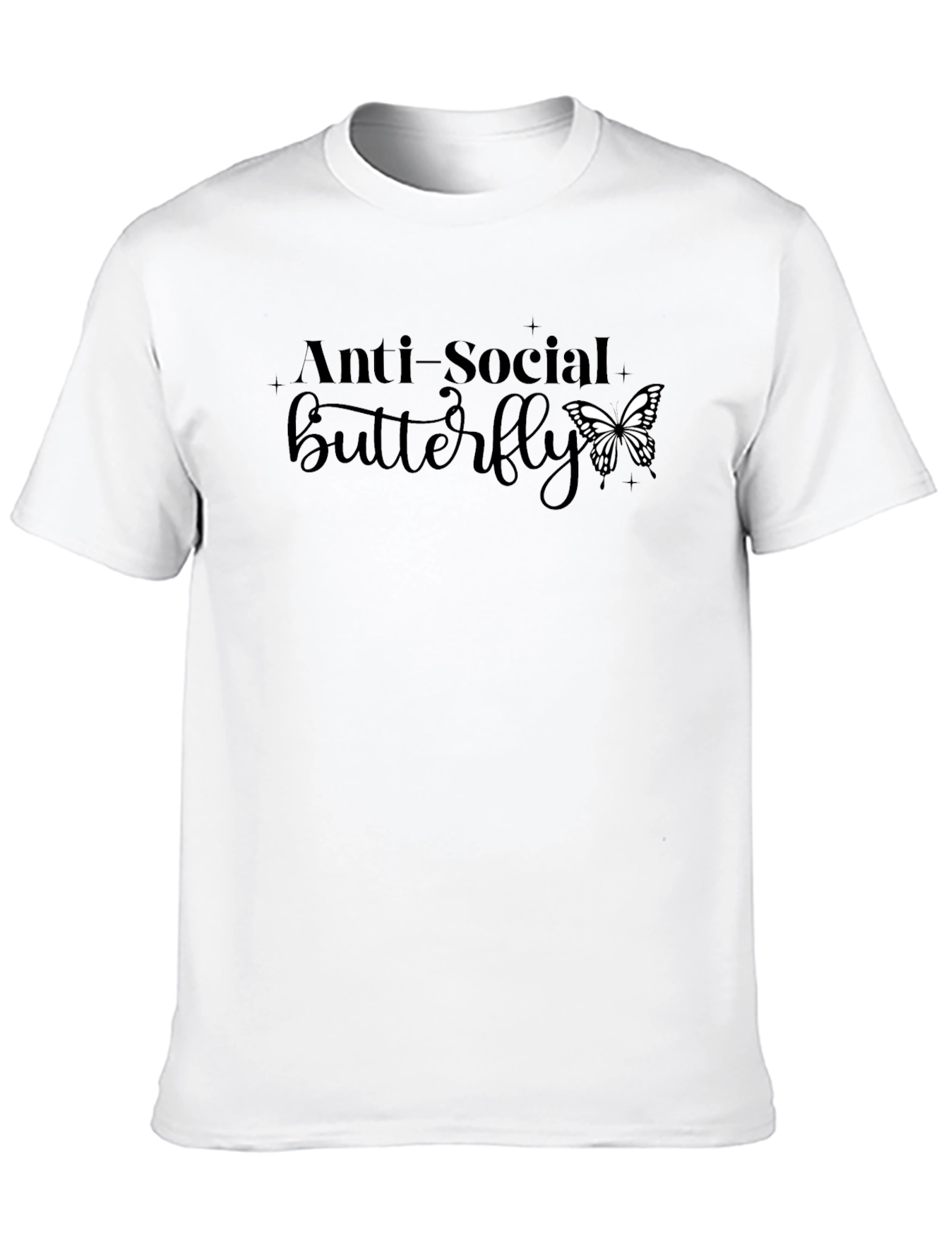 Anti-Social Butterfly Graphic Tee