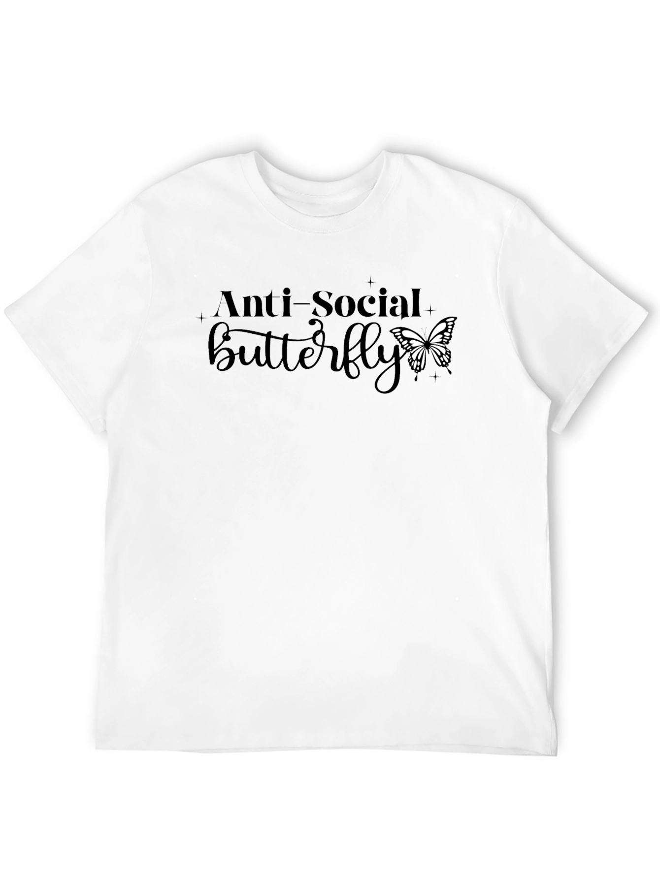 Anti-Social Butterfly Graphic Tee