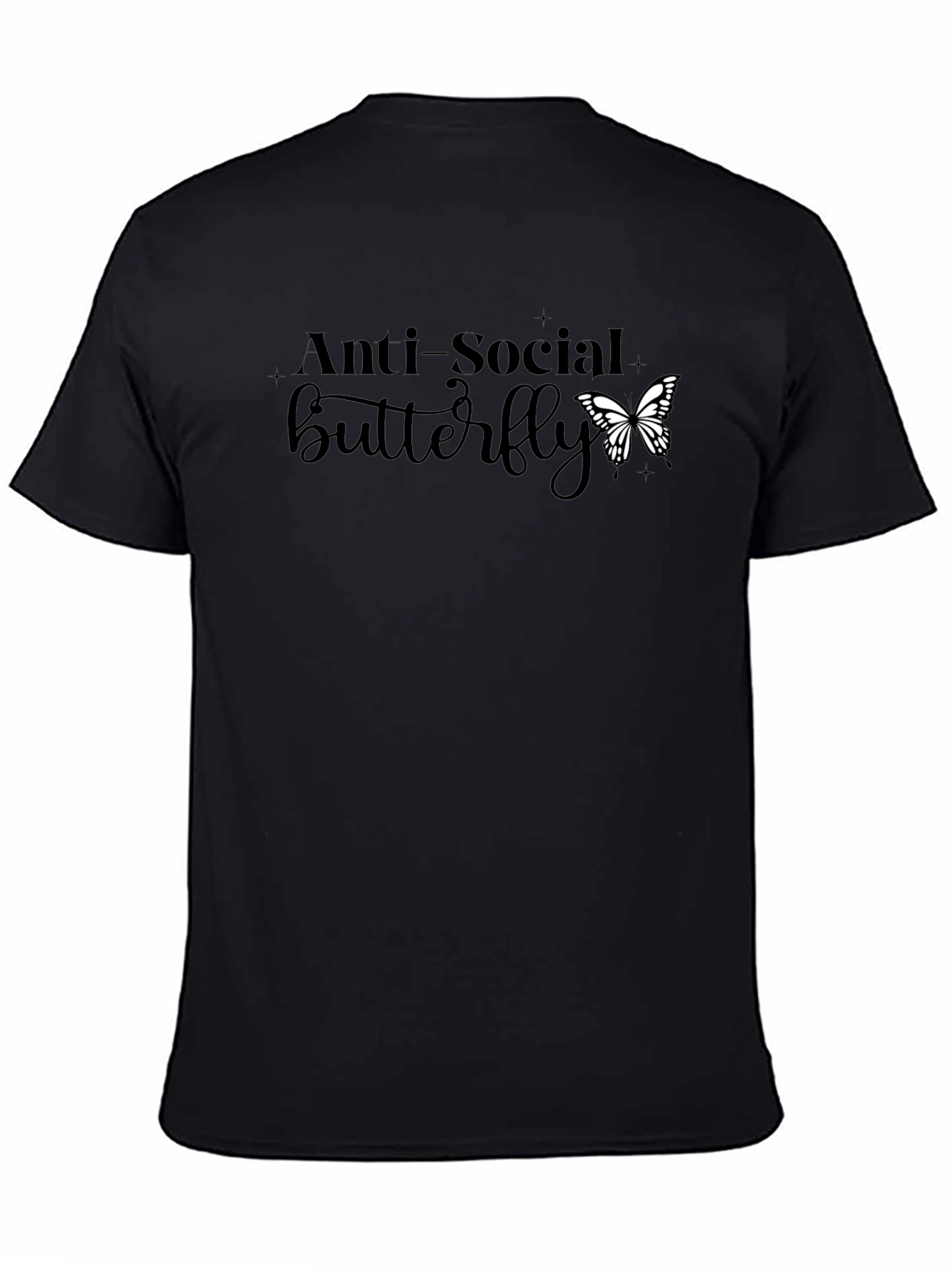 Anti-Social Butterfly Graphic Tee