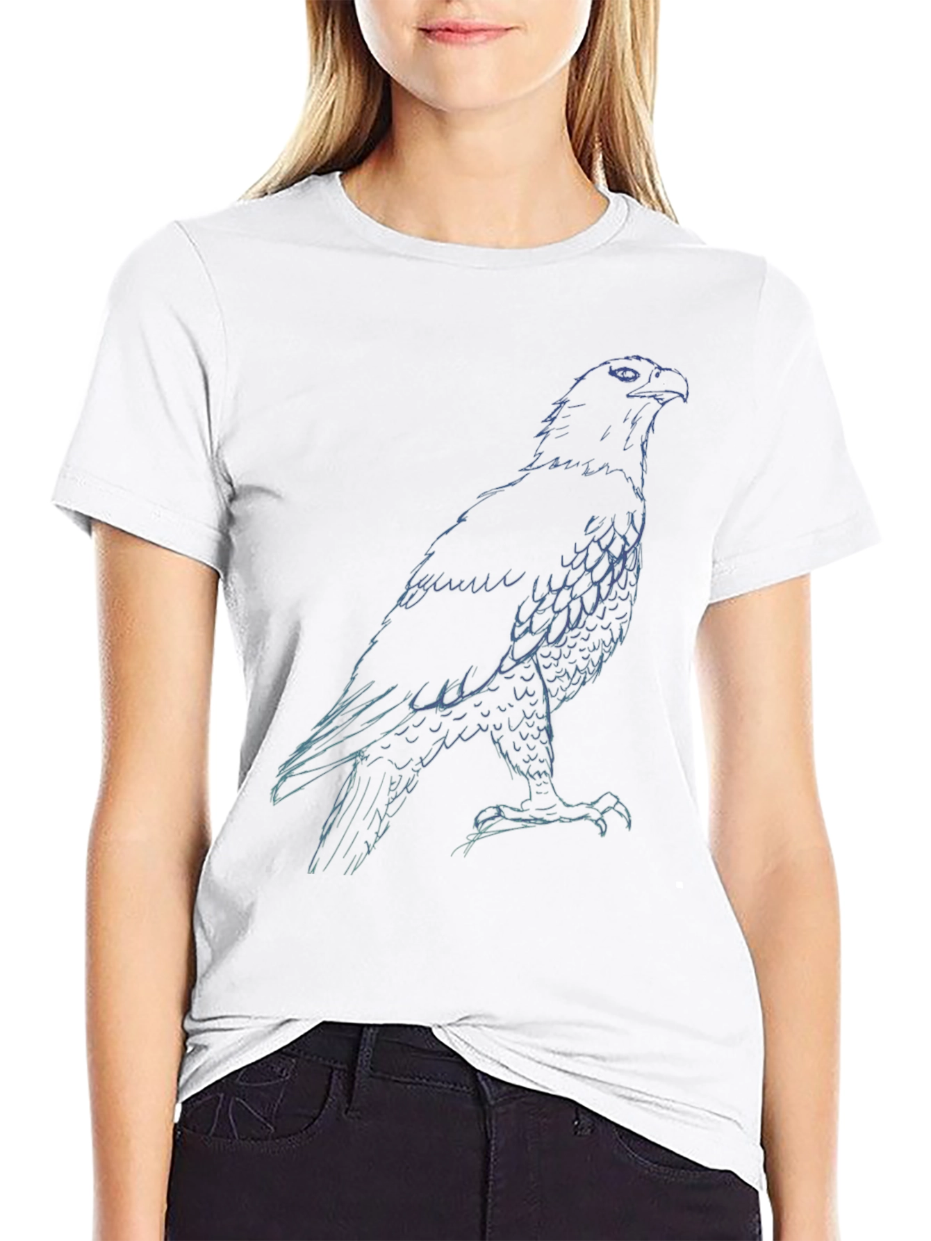 Eagle Graphic Tee - Mens Black T-Shirt