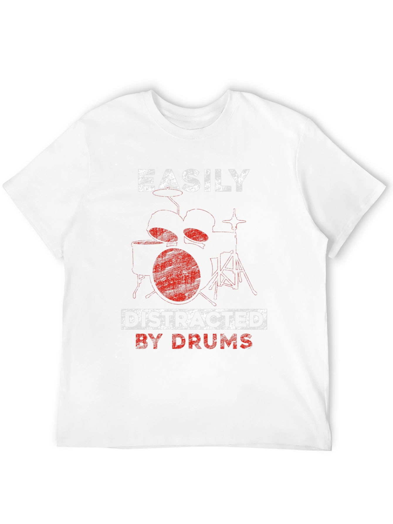 Easily Distracted By Drums Graphic Tee