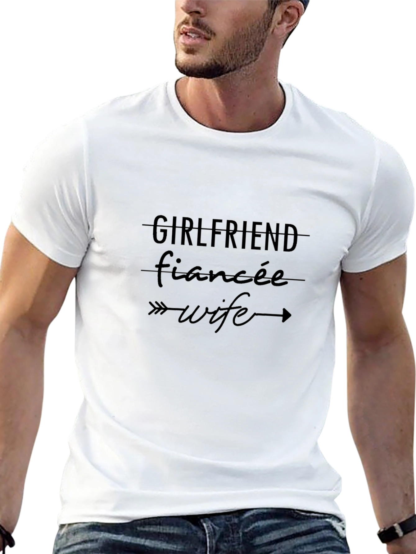 Girlfriend Fiancee Wife T-Shirt - Wedding Goals