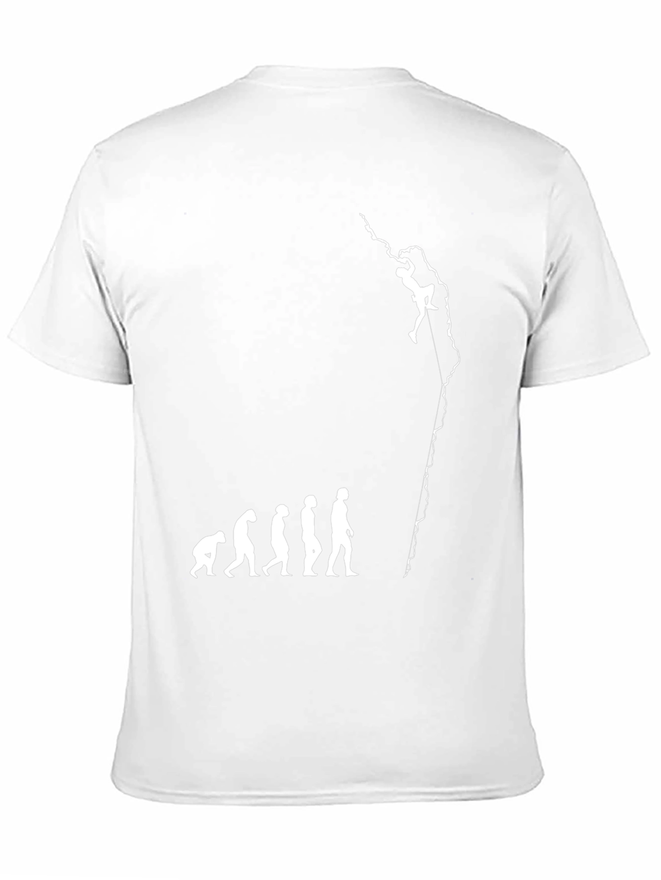 Evolution of Climbing T-Shirt - Black Graphic Tee
