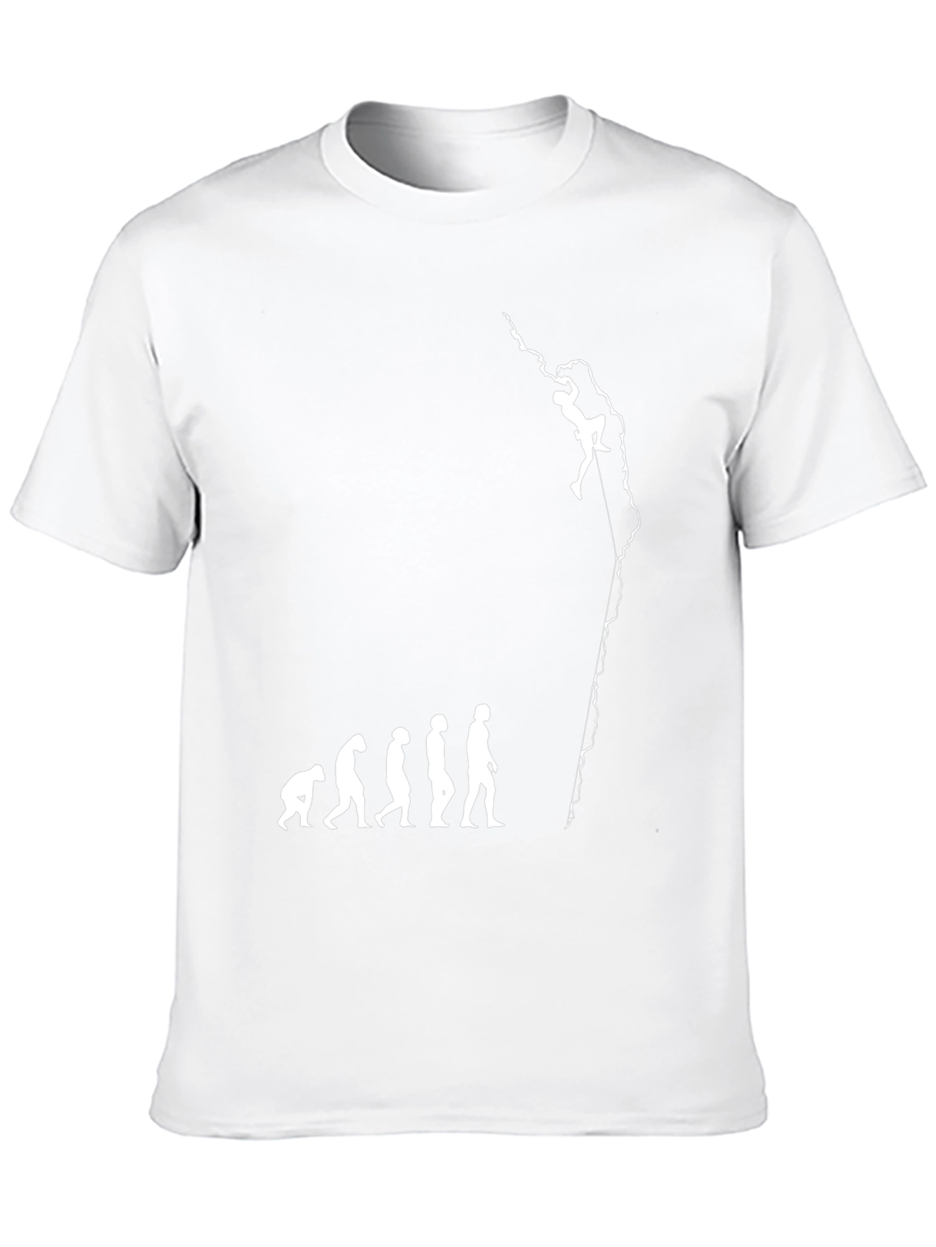 Evolution of Climbing T-Shirt - Black Graphic Tee