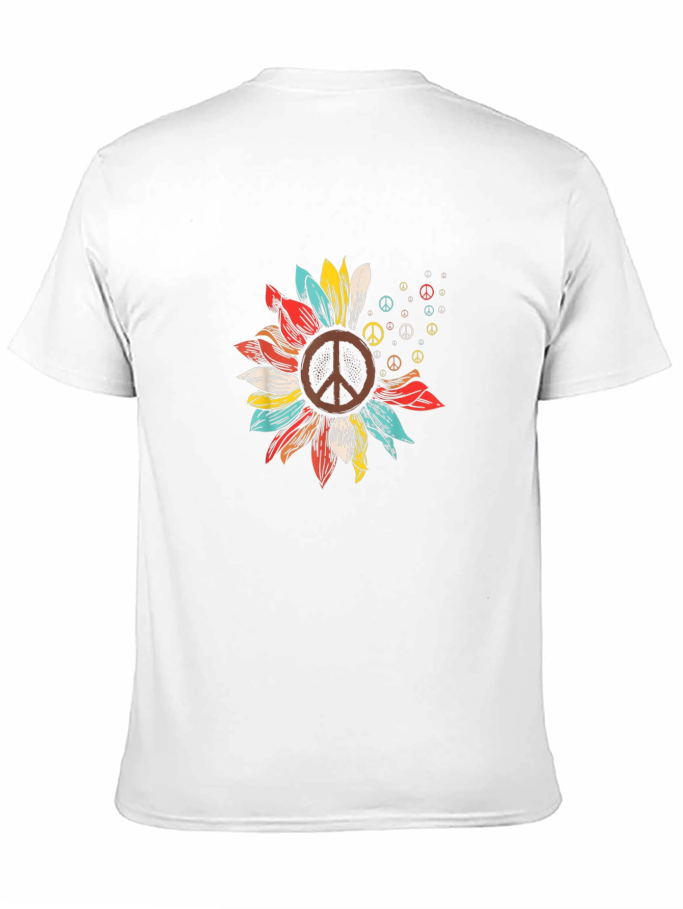Peace Sign Sunflower Graphic Tee