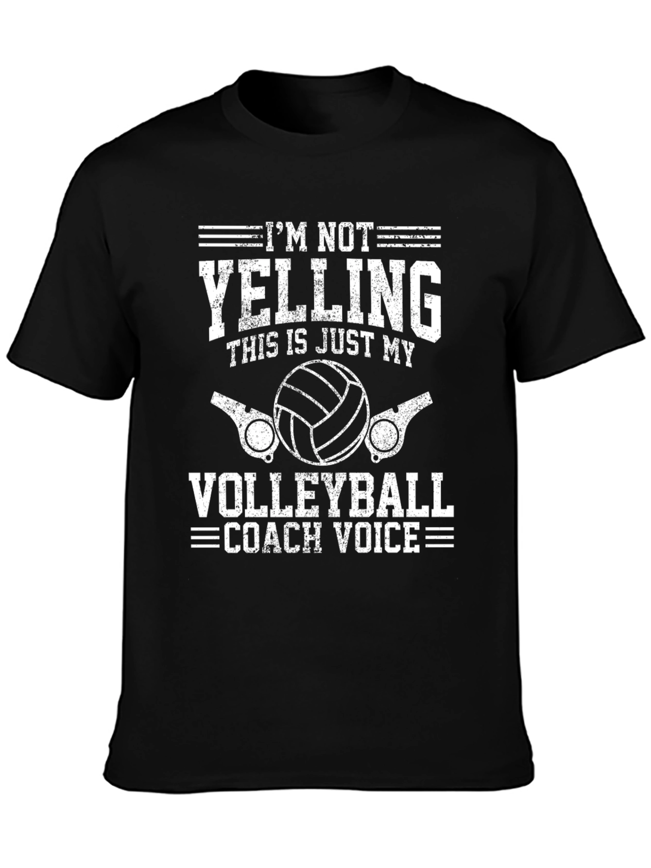 Volleyball Coach Voice Graphic T-Shirt