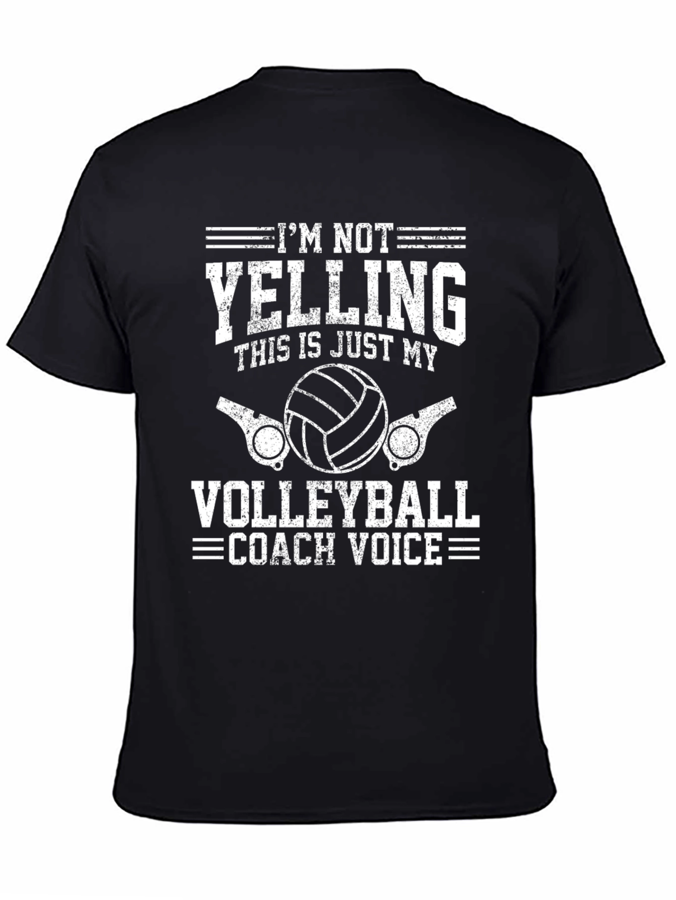 Volleyball Coach Voice Graphic T-Shirt